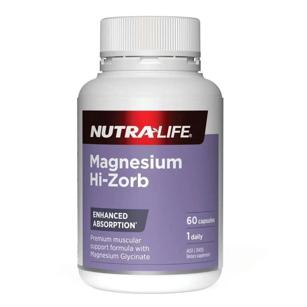 Nutra-Life Magnesium Hi-Zorb 60 Capsules