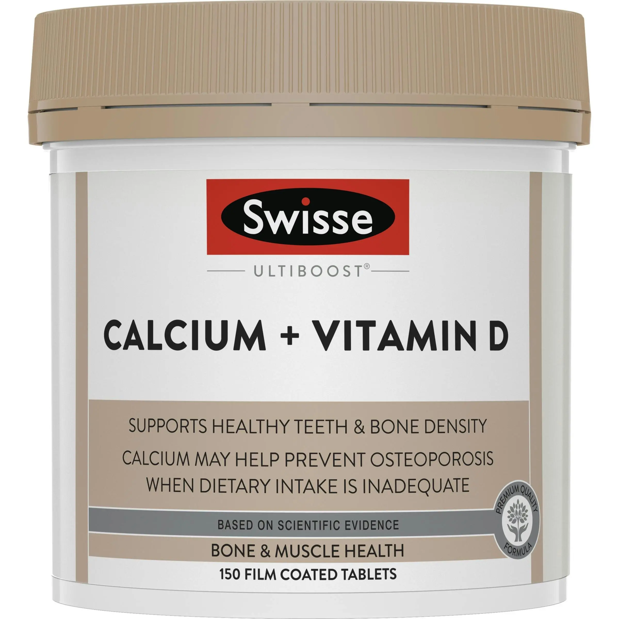 Swisse Ultiboost Calcium + Vitamin D 150 Tablets