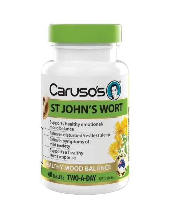 Caruso's Natural Health St John's Wort 60 Tablets