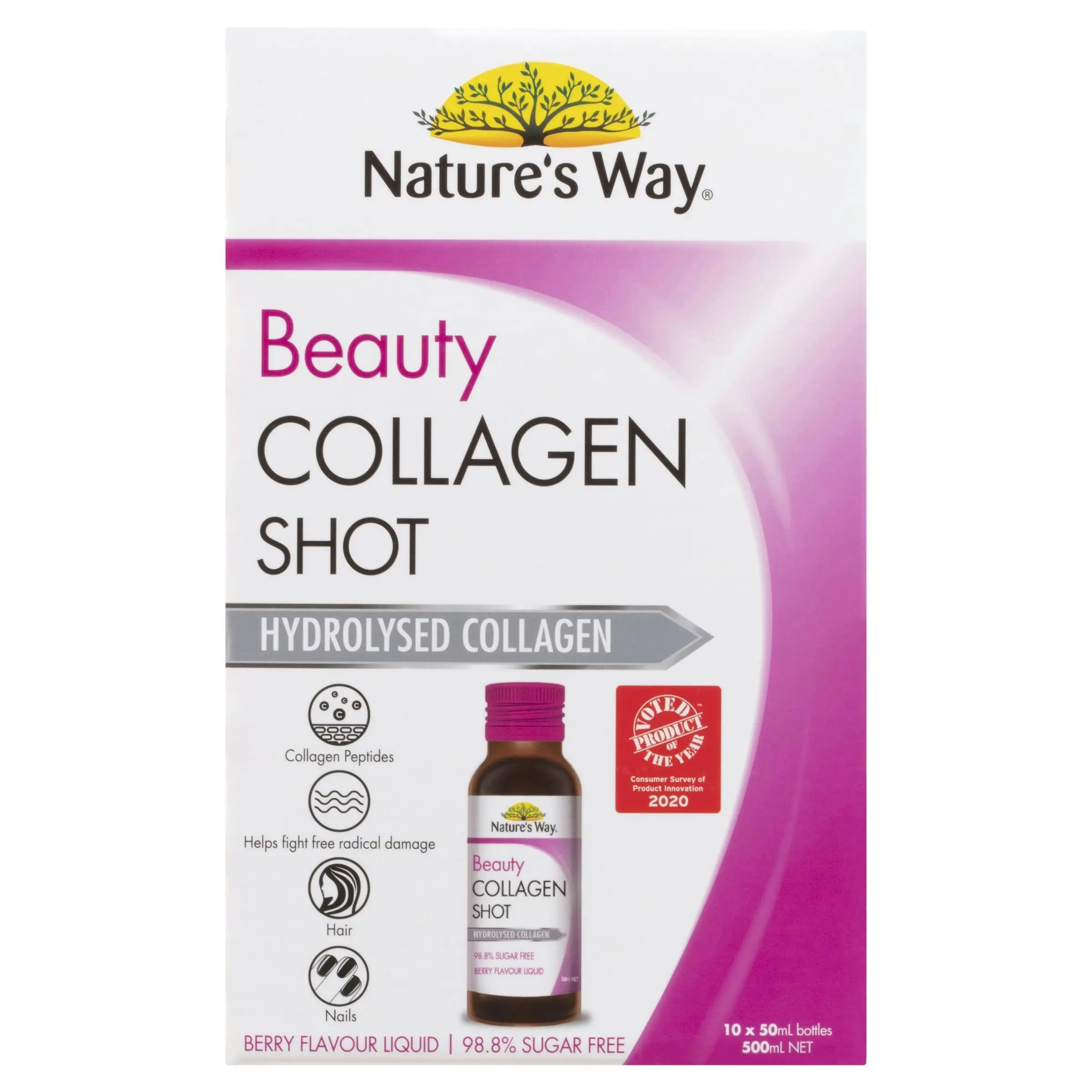 Nature's Way Beauty Collagen Shot 50mL 10 Pack