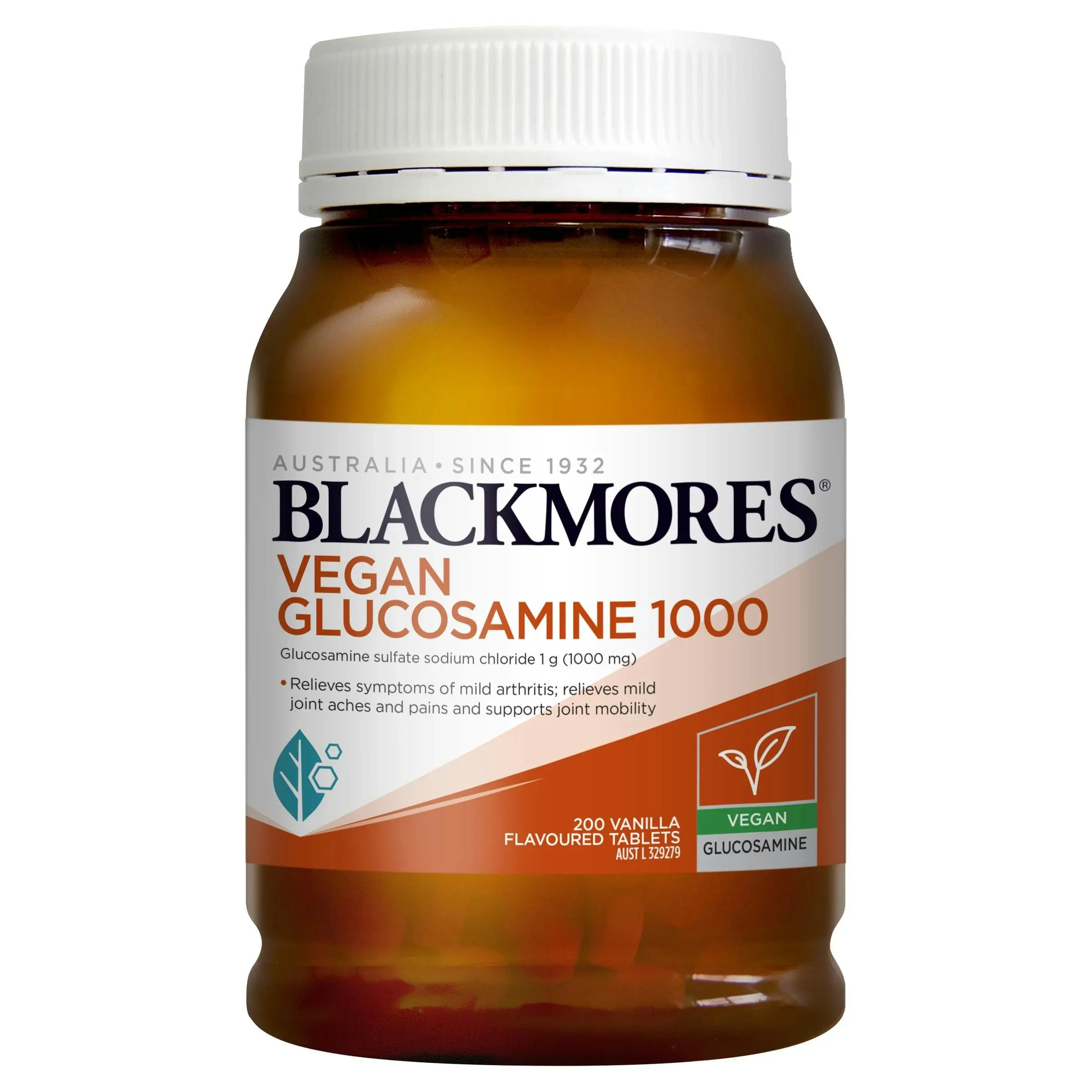 Blackmores Vegan Glucosamine 1000mg 200 Tablets