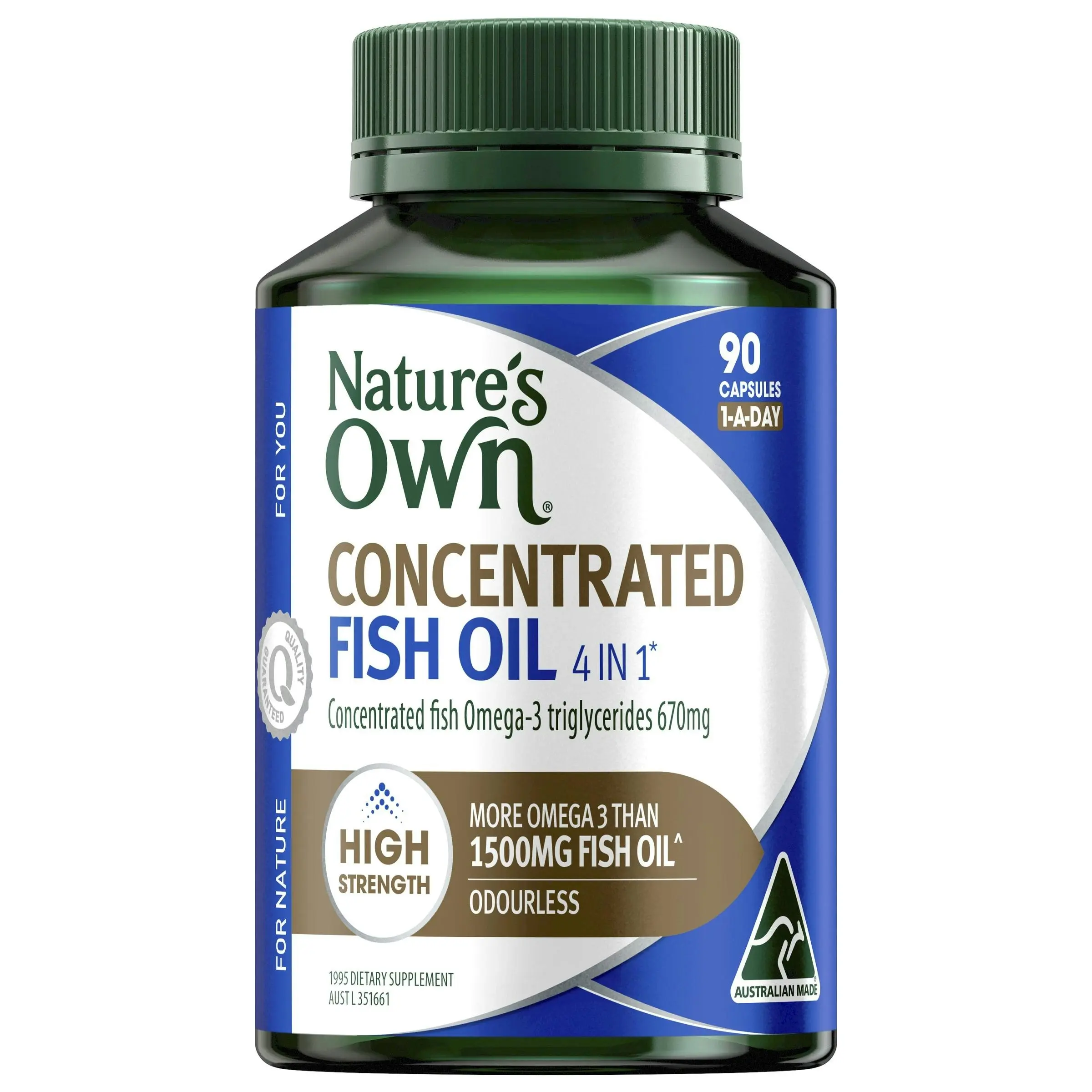 Nature's Own 4 in 1 Concentrated Fish Oil