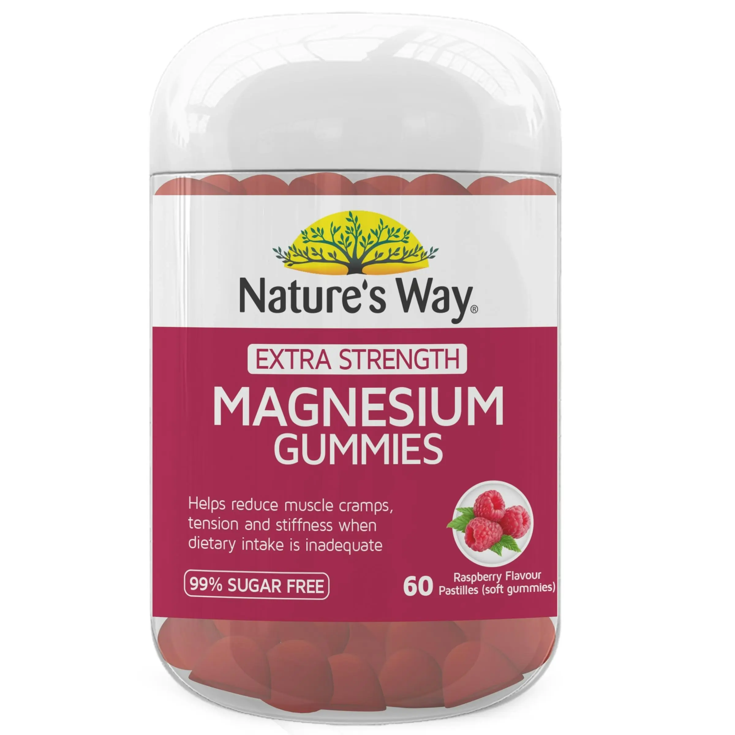 Nature's Way Extra Strength Magnesium Gummies 60 Pastilles