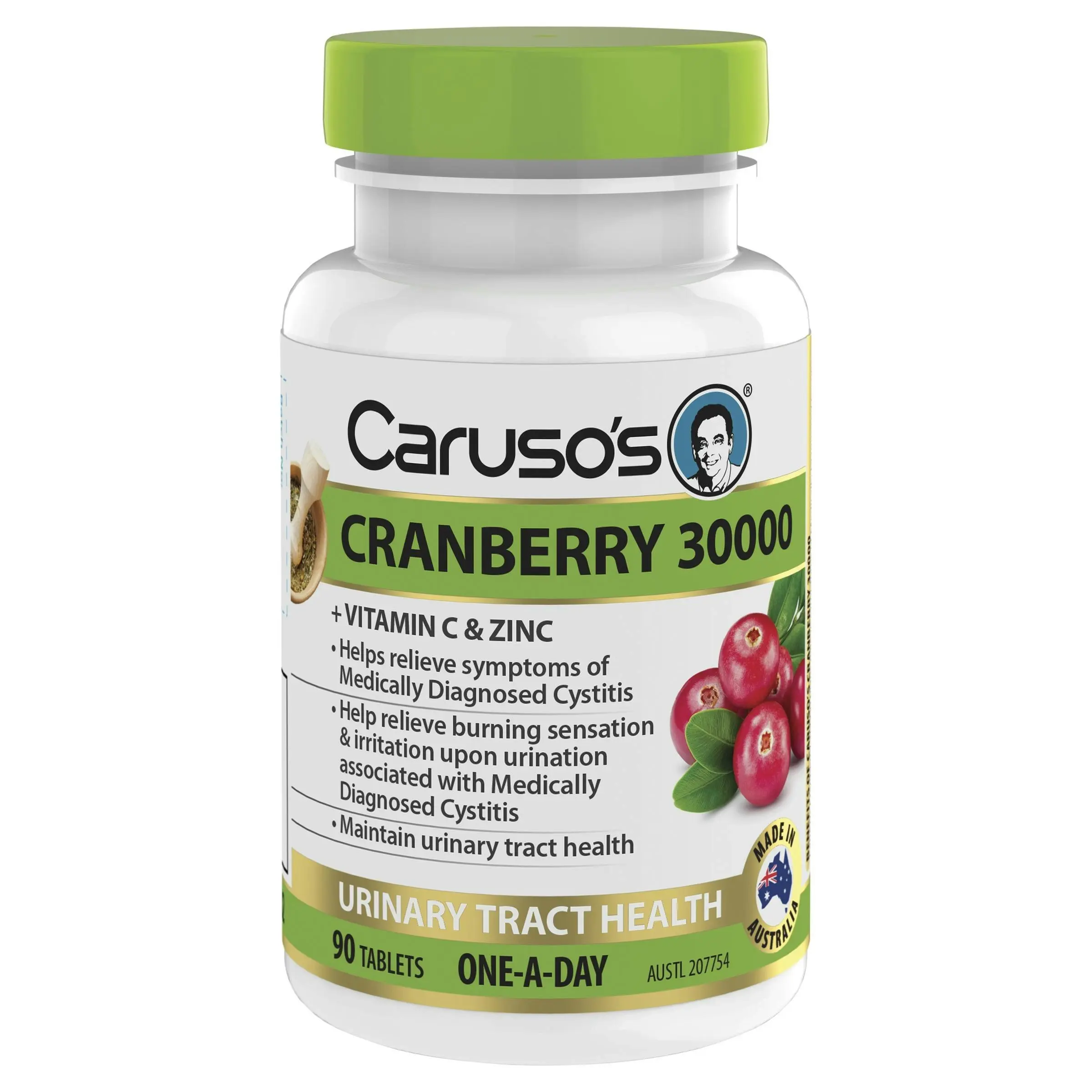 Caruso's Natural Health Cranberry 30000 90 Tablets