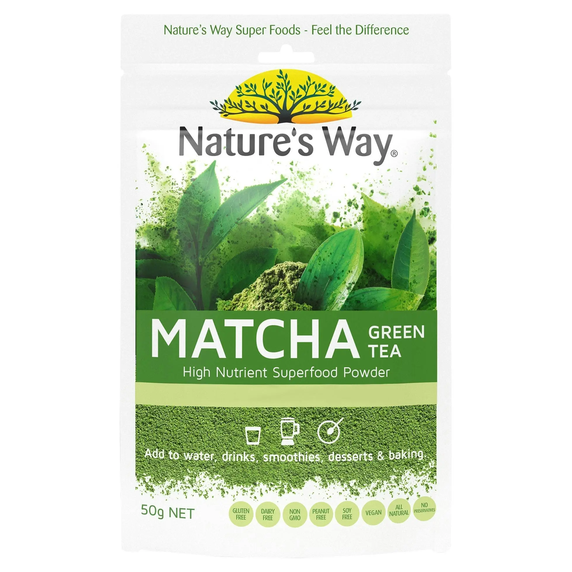 Nature's Way SuperFoods Matcha Green Tea 50g