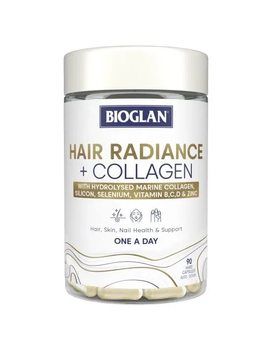 Bioglan Hair Radiance + Collagen 90 Capsules