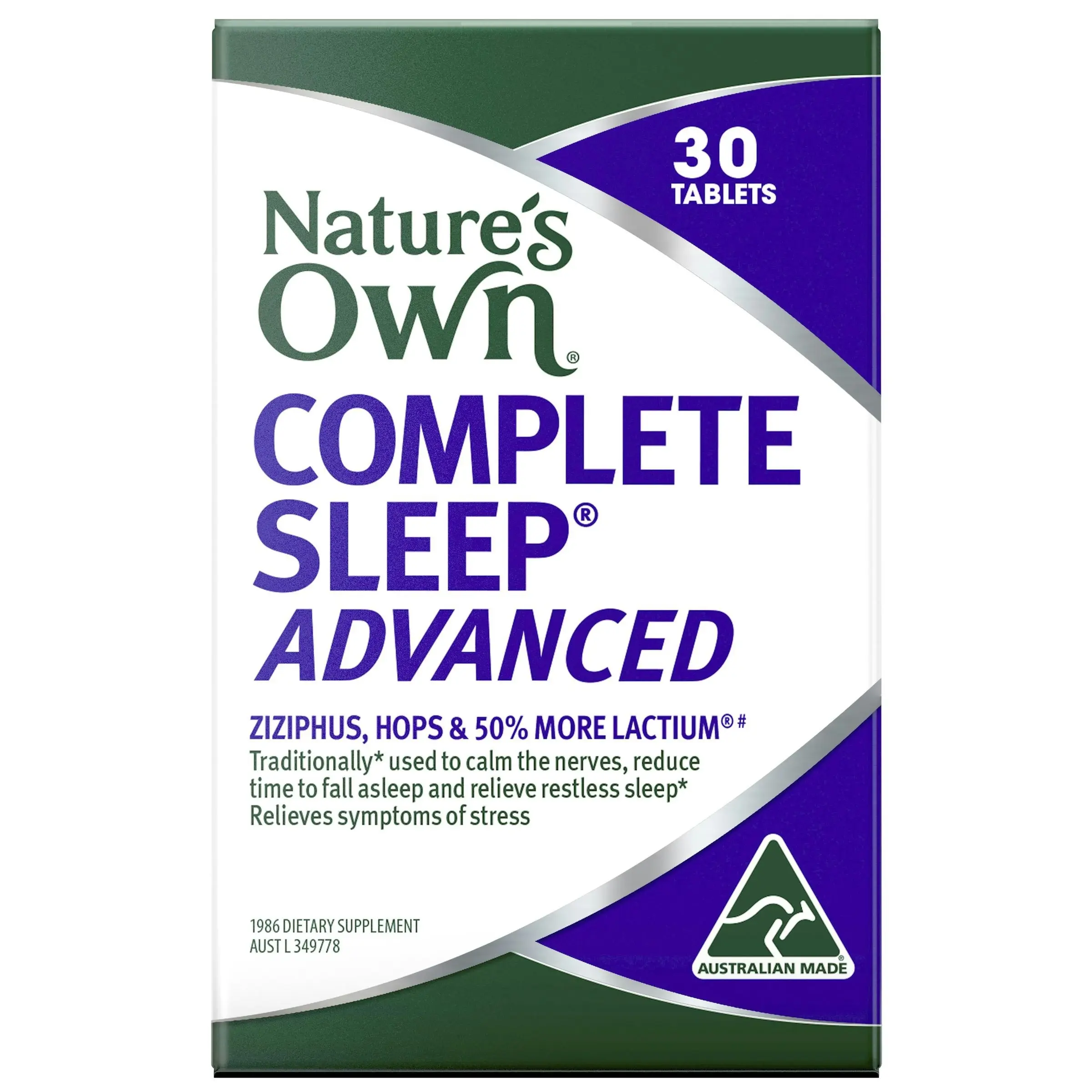 Nature's Own Complete Sleep Advanced 30 Tablets