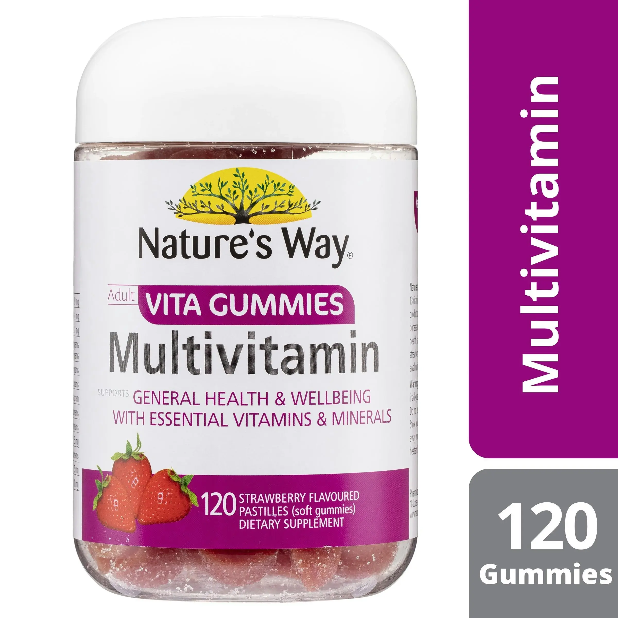 Nature's Way Adult Multivitamin 120 Strawberry Flavoured Vita Gummies