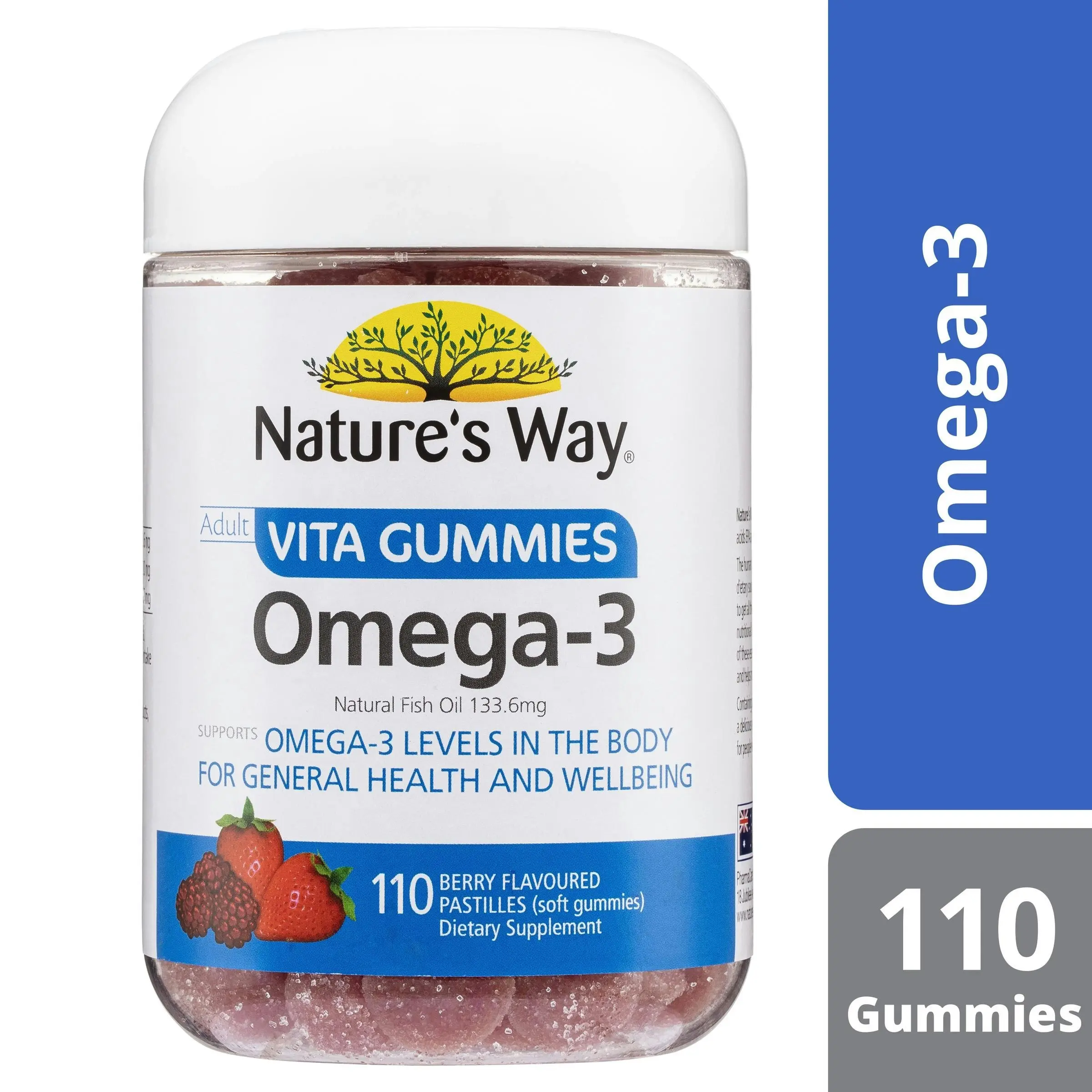 Nature's Way Adult Omega-3 110 Vita Gummies