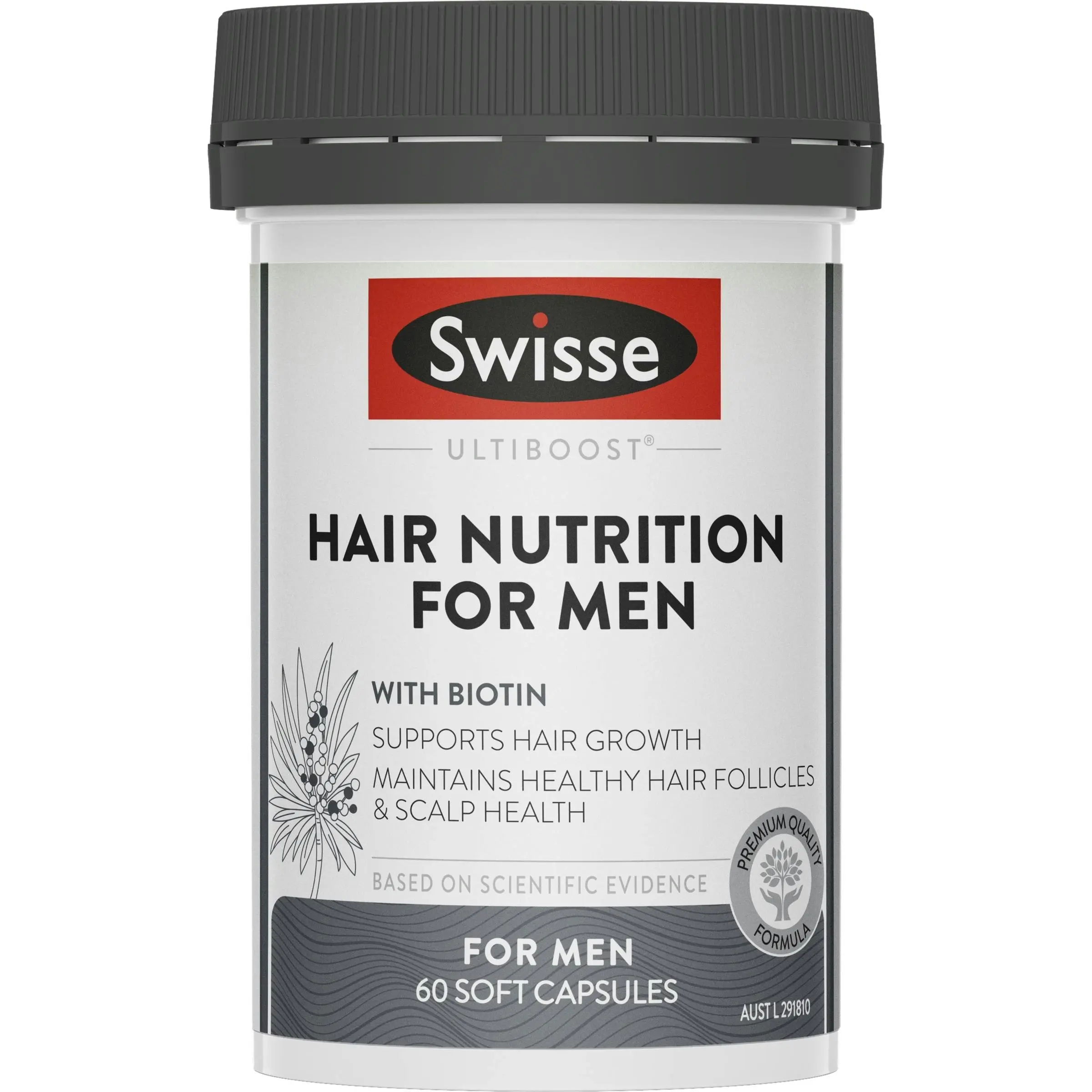 Swisse Beauty Hair Nutrition For Men 60 Capsules