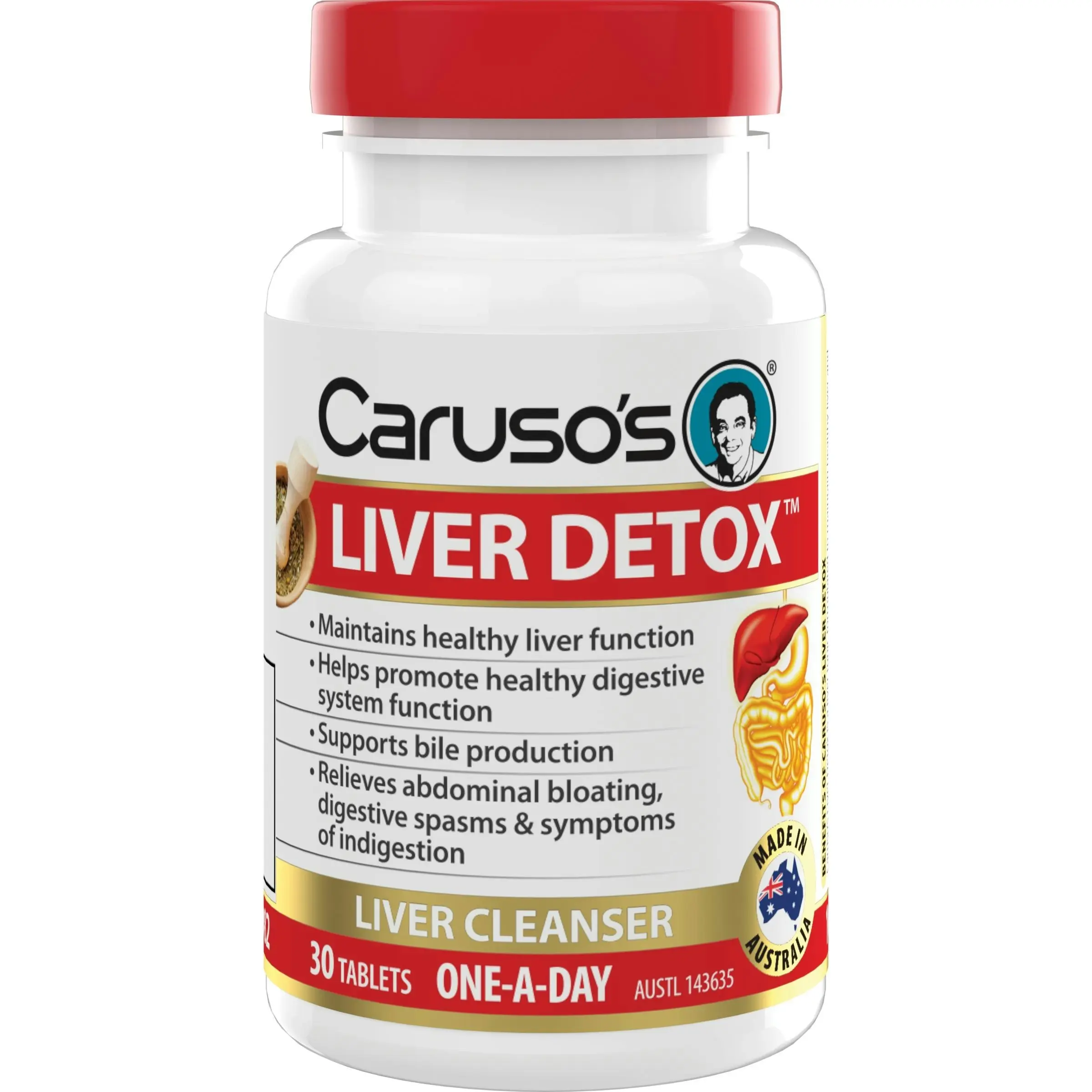 Caruso's Natural Health Liver Detox 30 Tablets