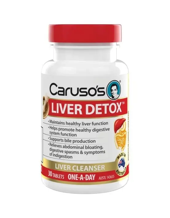 Caruso's Natural Health Liver Detox 30 Tablets