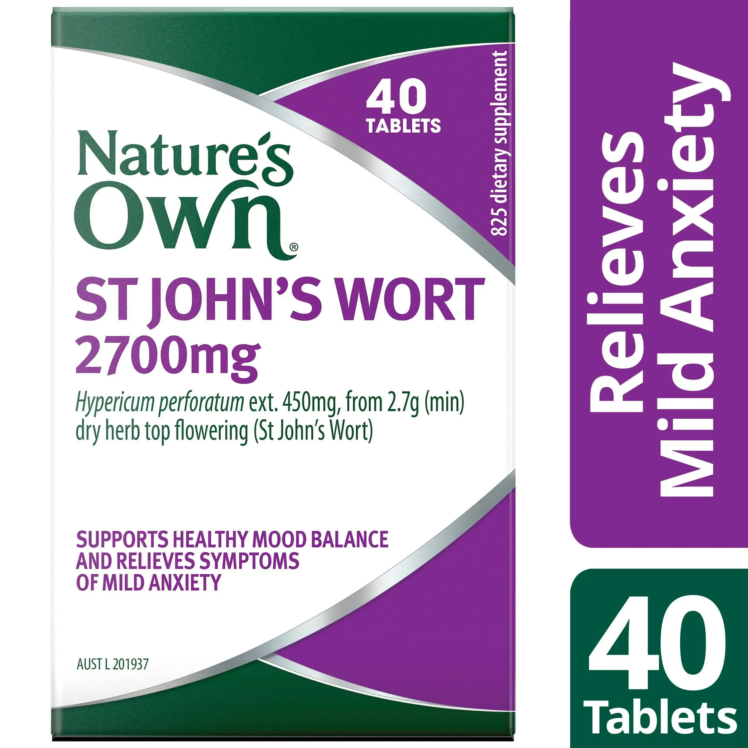 Nature's Own St John's Wort 2700Mg 40 Tablets