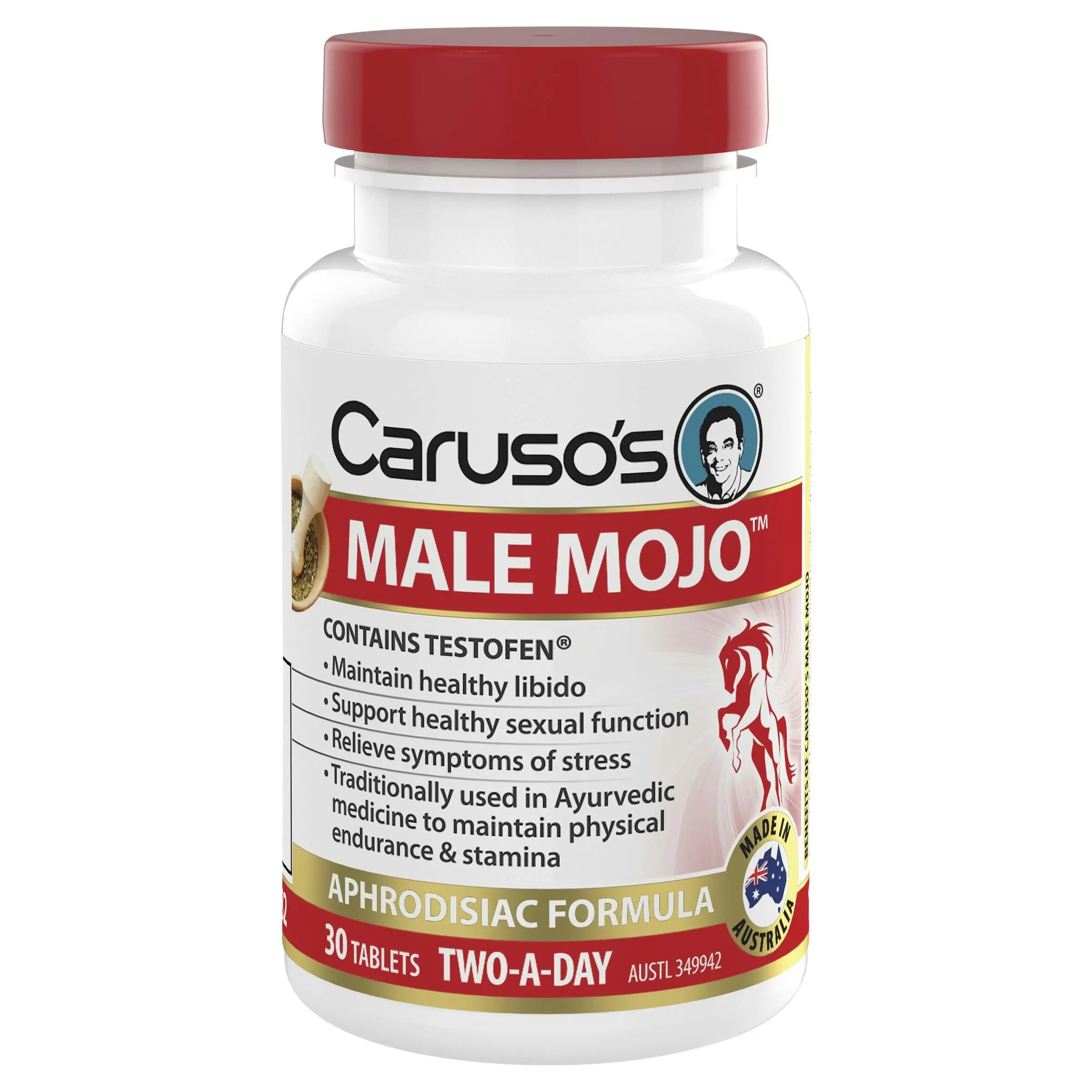 Caruso's Natural Health Male Mojo 30 Tablets