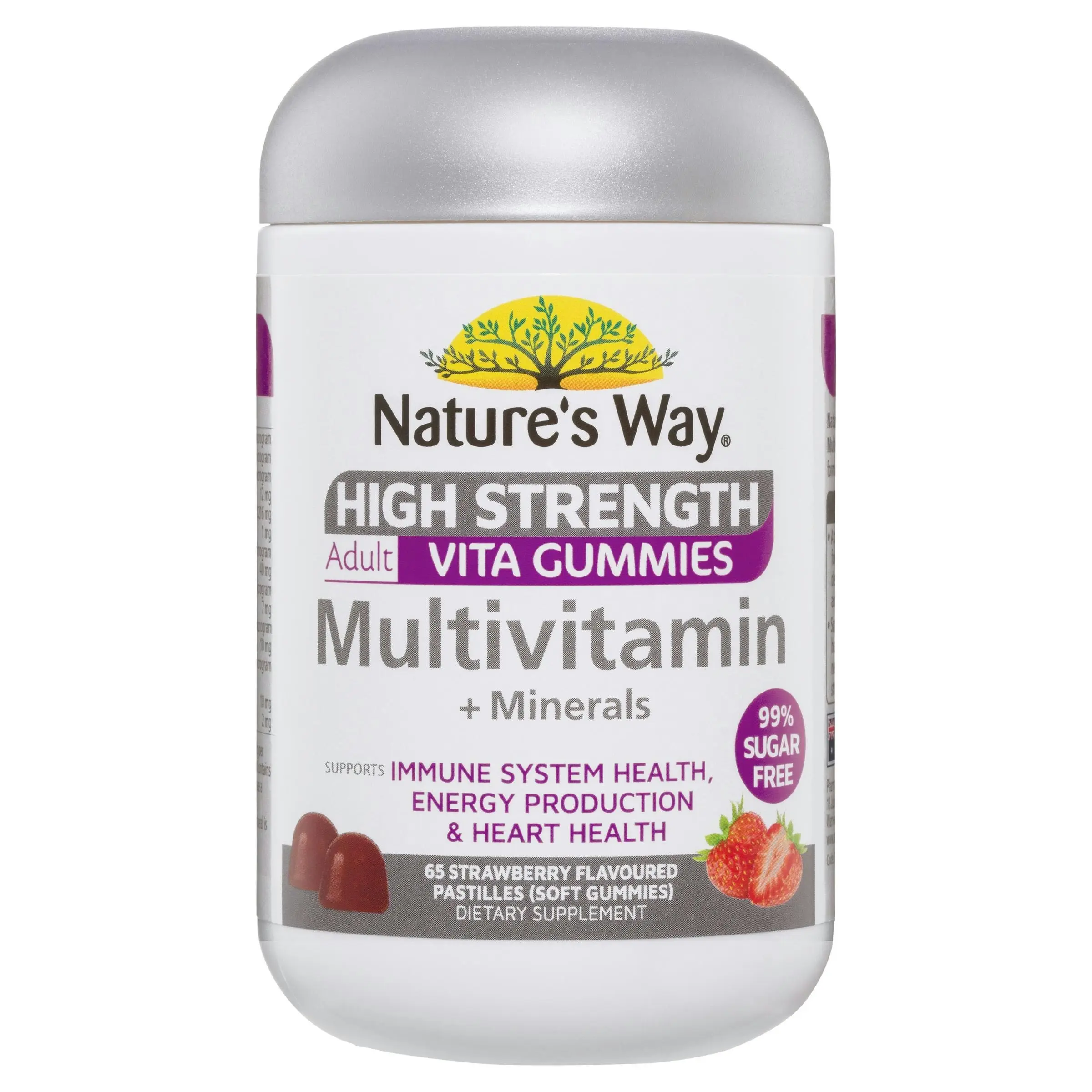 Nature's Way High Strength Adult Vita Gummies Multivitamin + Minerals 65's