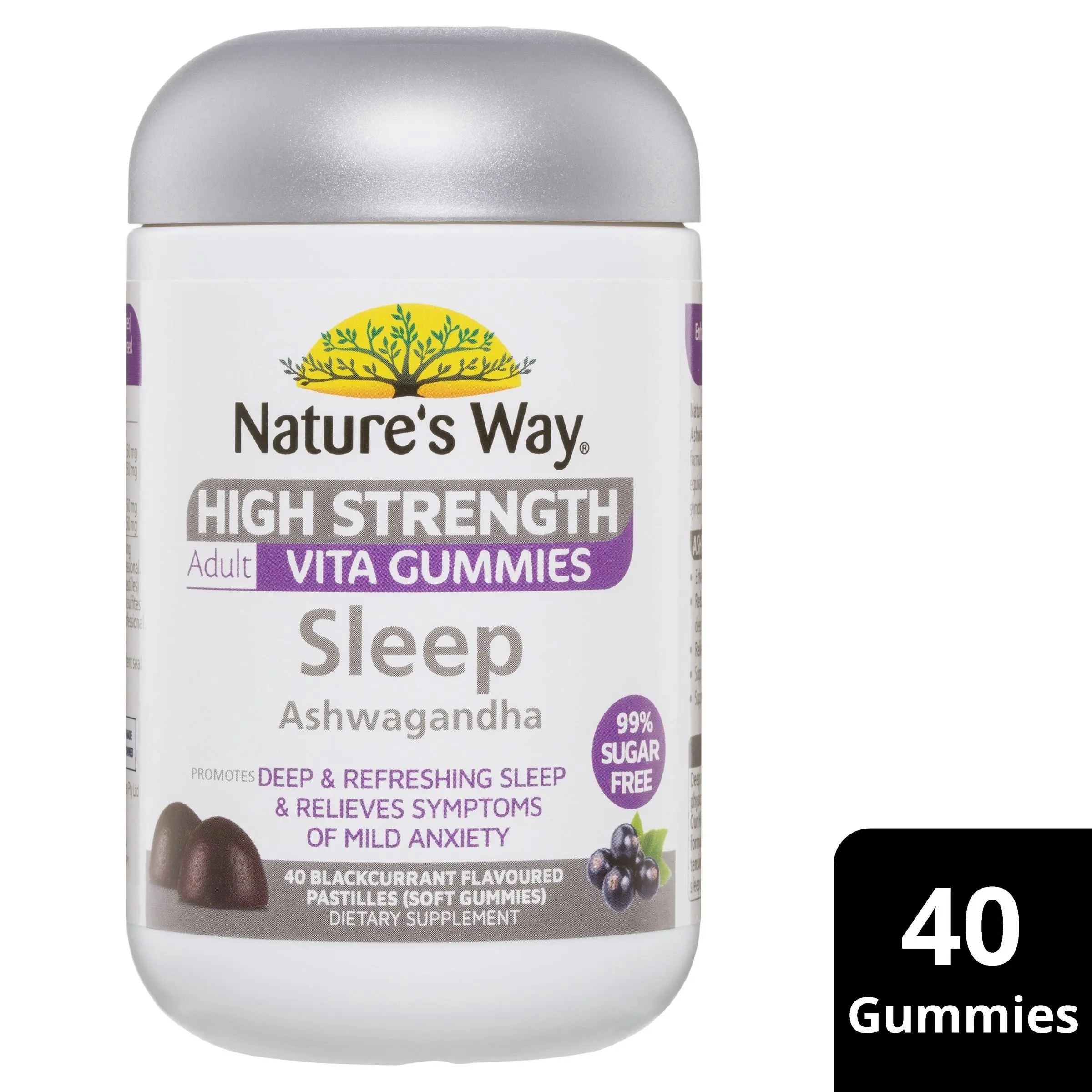 Nature's Way High Strength Adult Vita Gummies Sleep Ashwagandha 40's