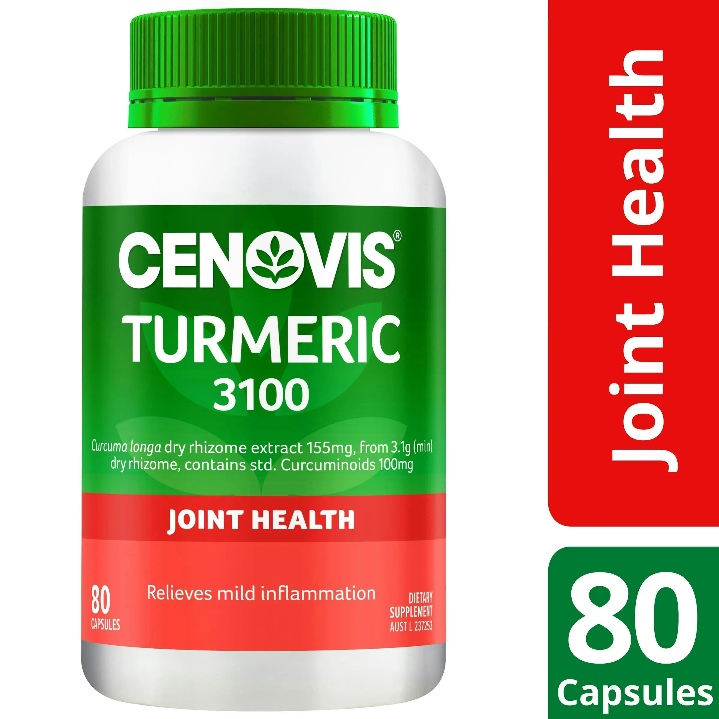 Cenovis Turmeric 3100 80 Capsules