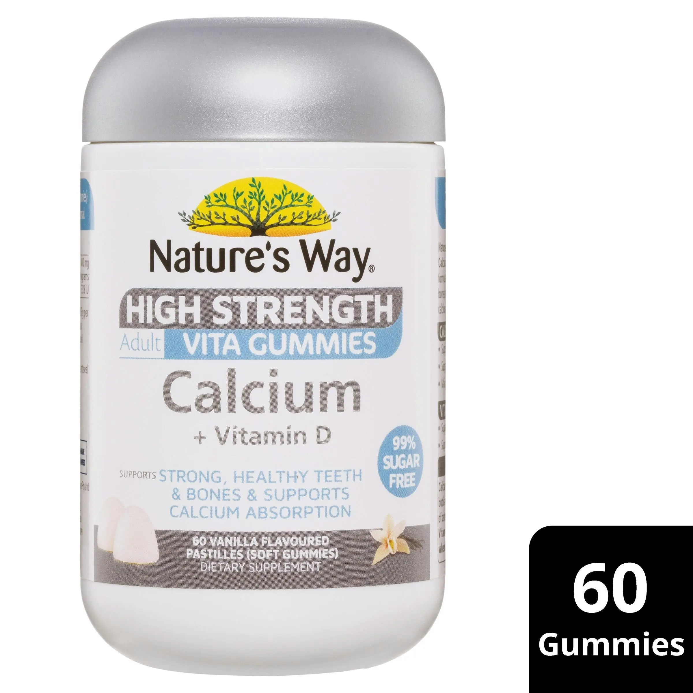 Nature's Way High Strength Adult Vita Gummies Calcium + Vitamin D 60's