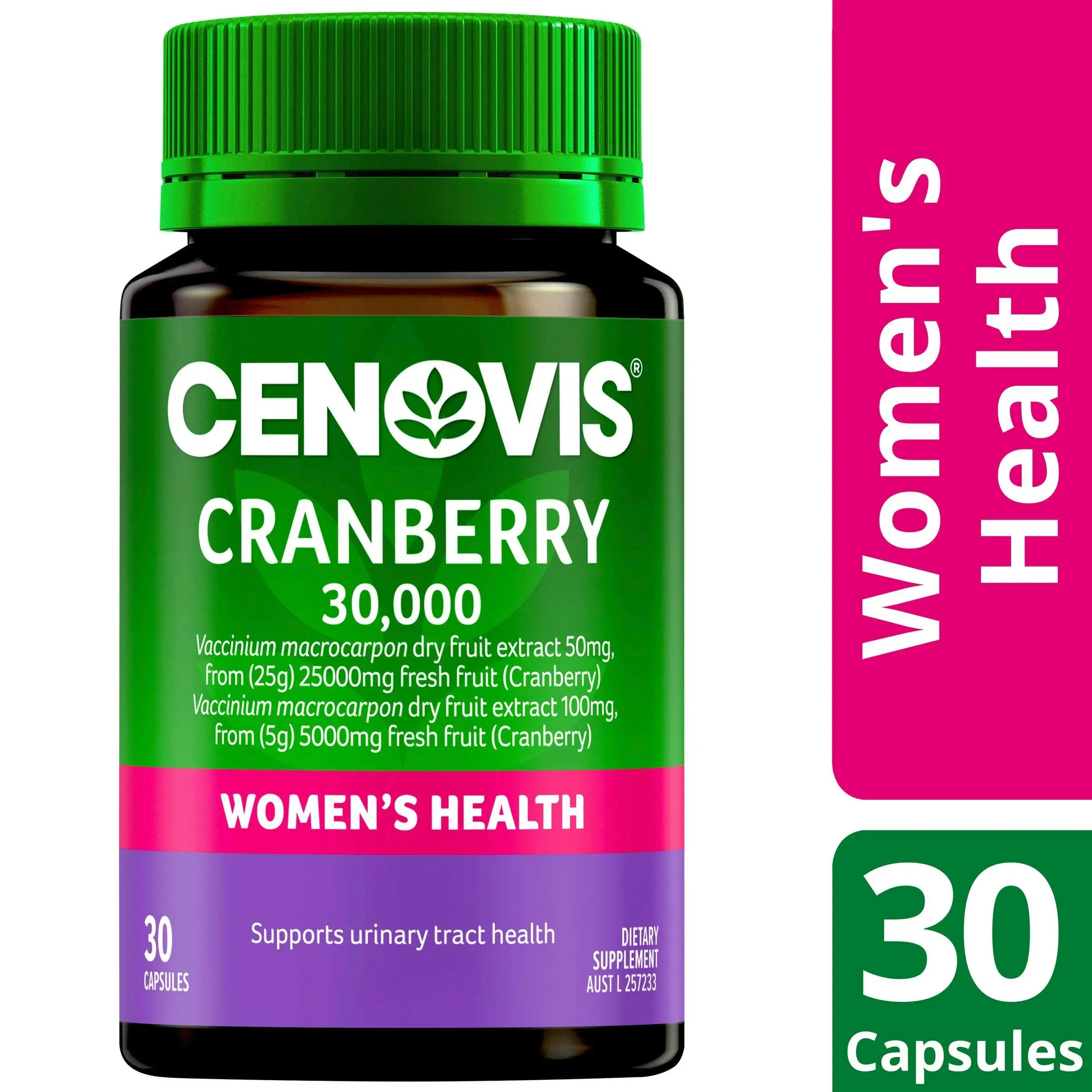 Cenovis Cranberry 30,000 30 Capsules