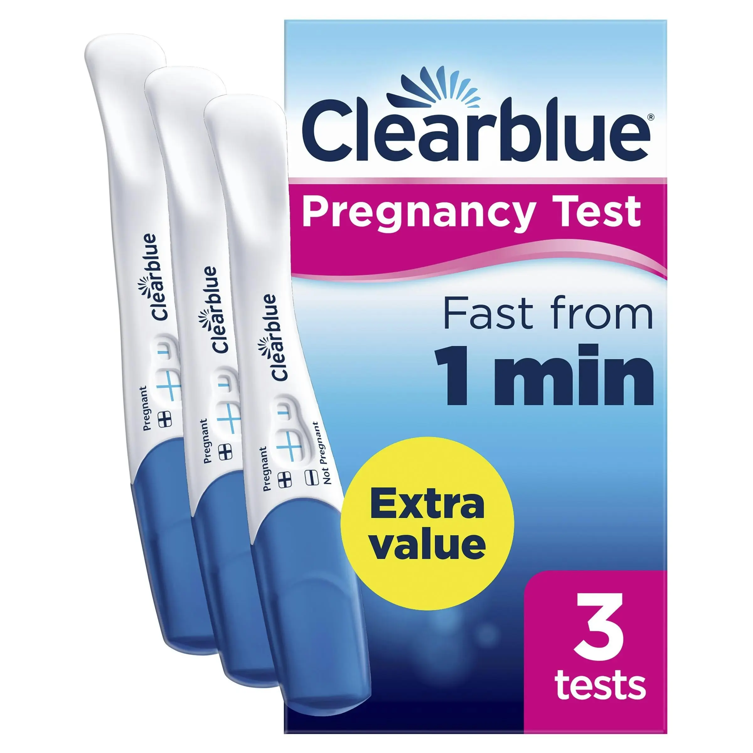 Clearblue Pregnancy Test Rapid Detection 3 Tests