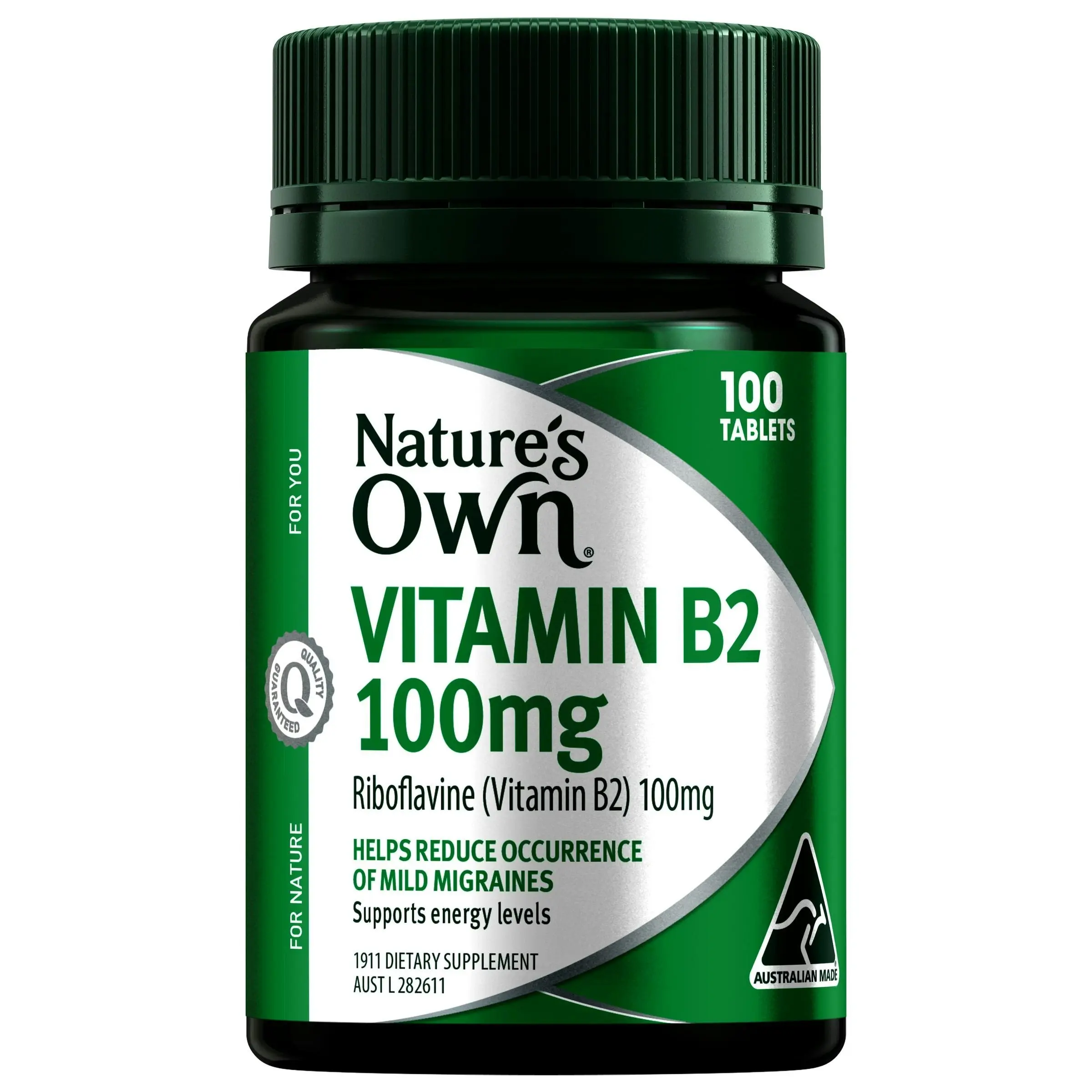 Nature's Own Vitamin B2 100Mg 100 Tablets