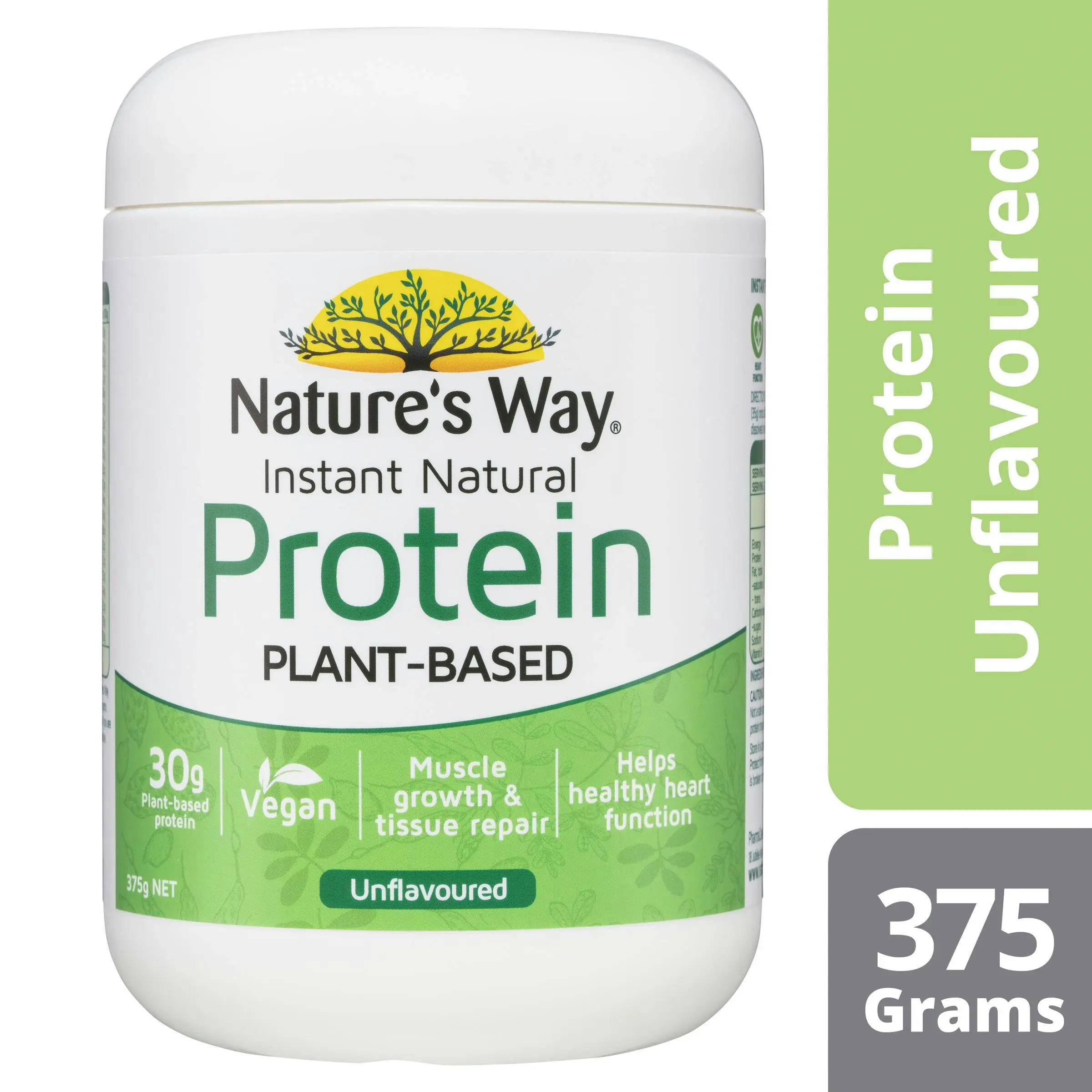 Nature's Way Instant Natural Protein Plant-Based Unflavoured 375g