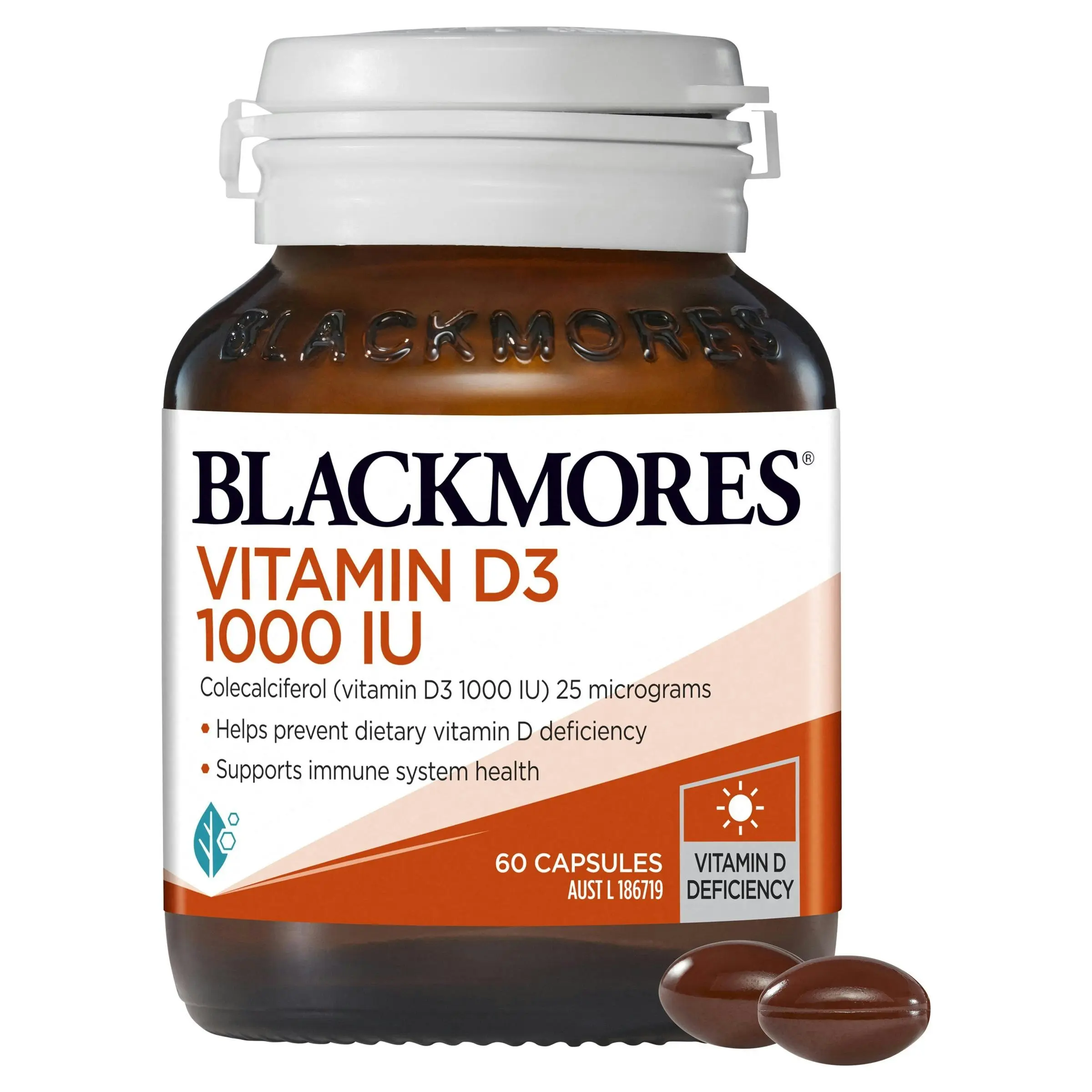 Blackmores Vitamin D3 1000IU 60 Capsules