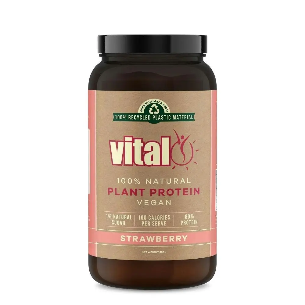 Vital Protein Pea Protein Isolate Strawberry 500g