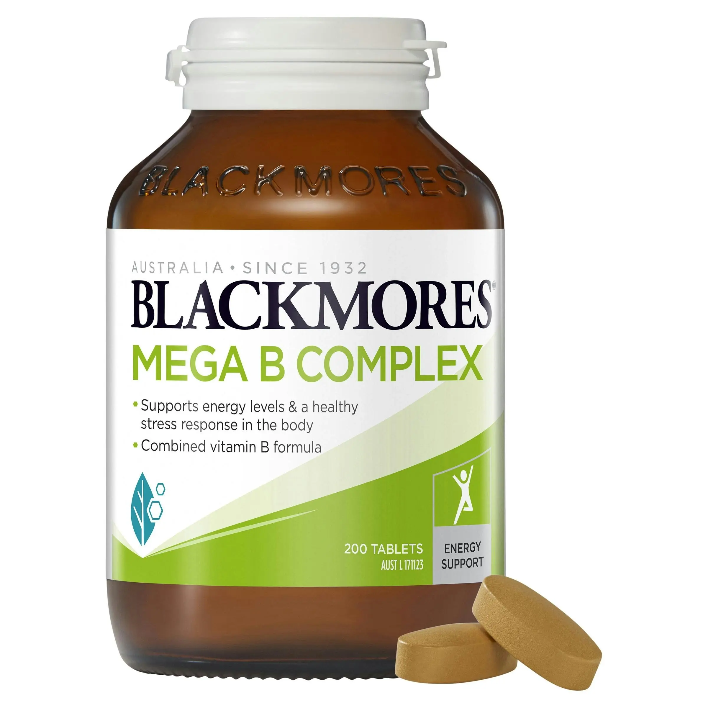 Blackmores Mega B Complex 200 Tablets