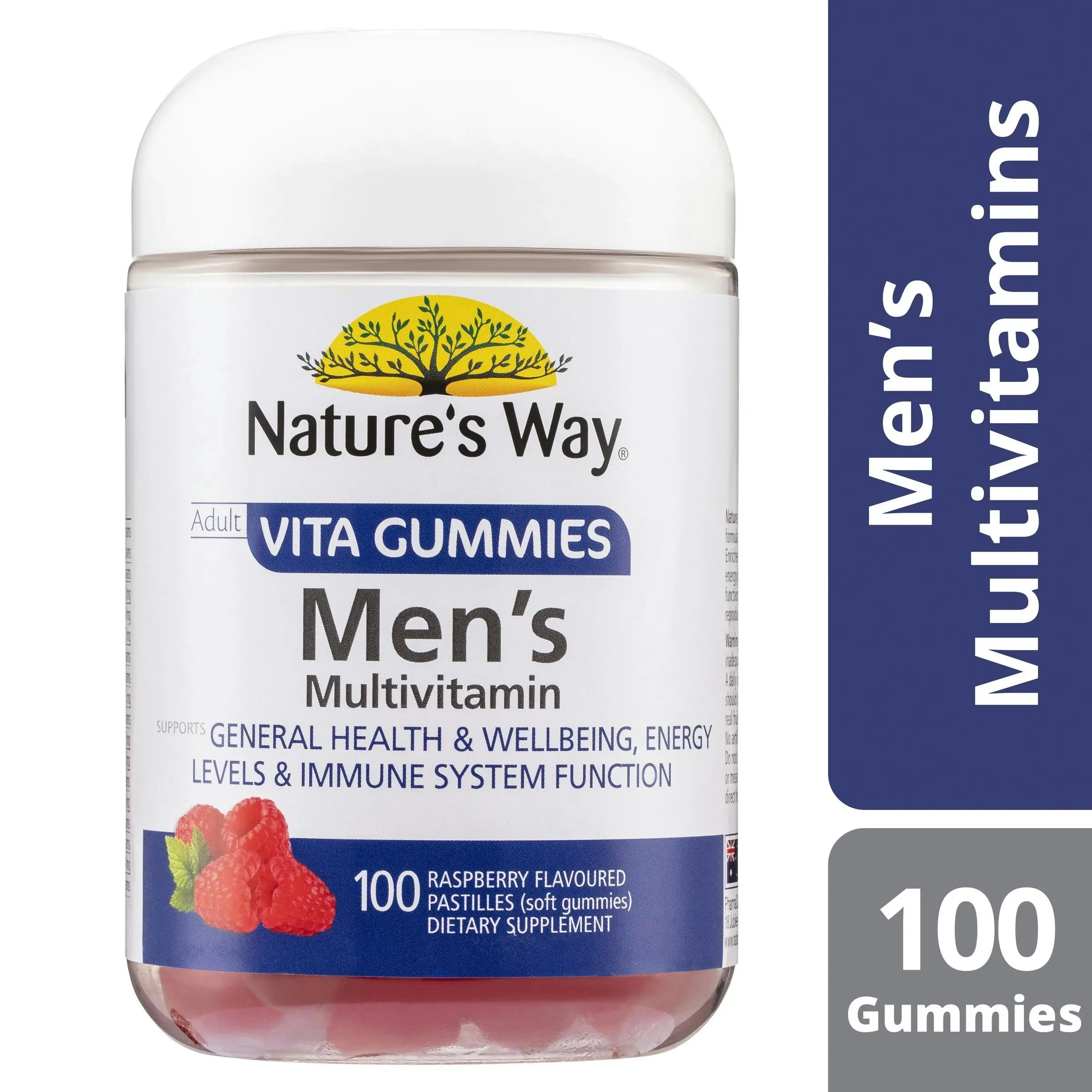 Nature's Way Adult Vita Gummies Men's Multivitamin 100 Pastilles