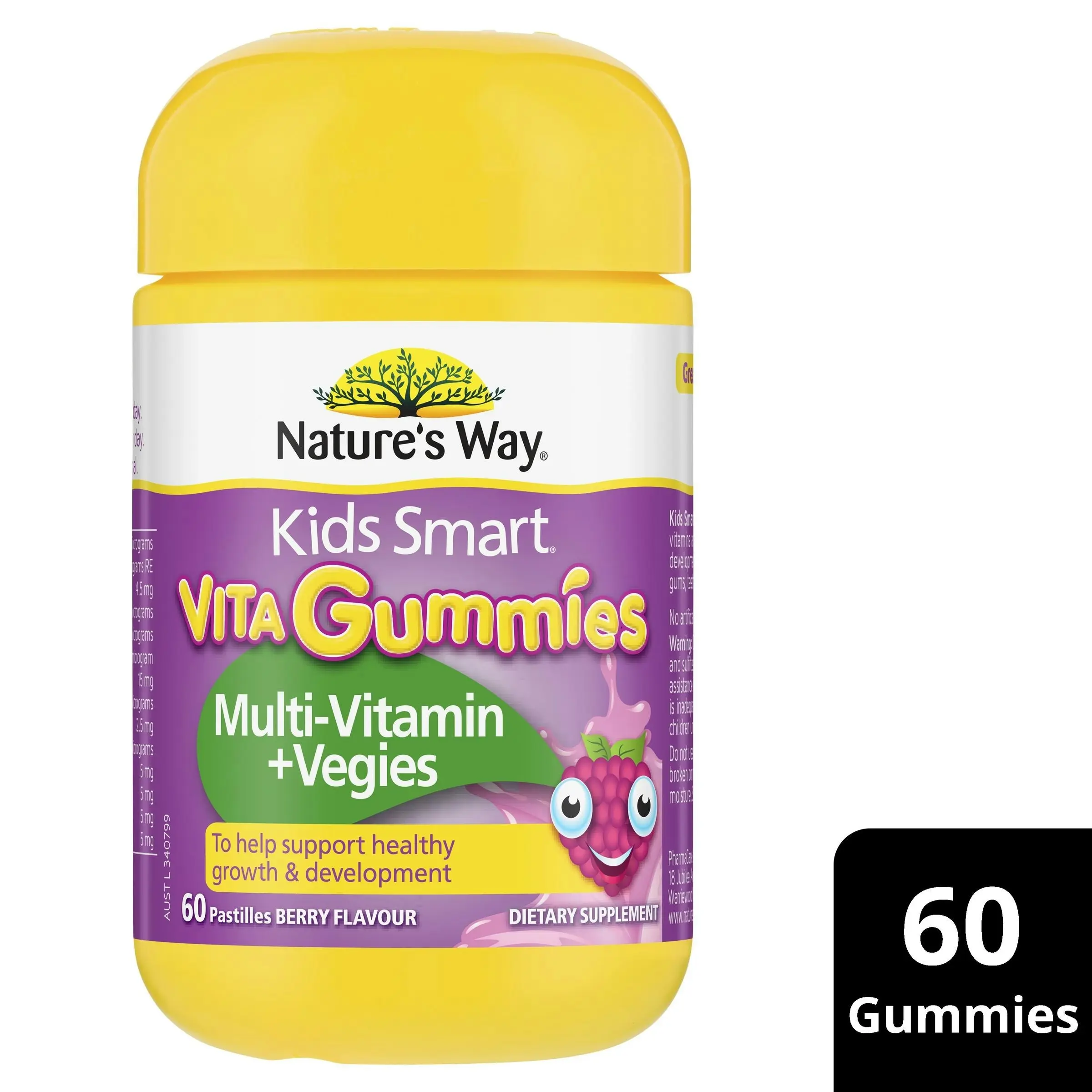 Nature's Way Kids Smart Vita-Gumies Multi 60 Gummies