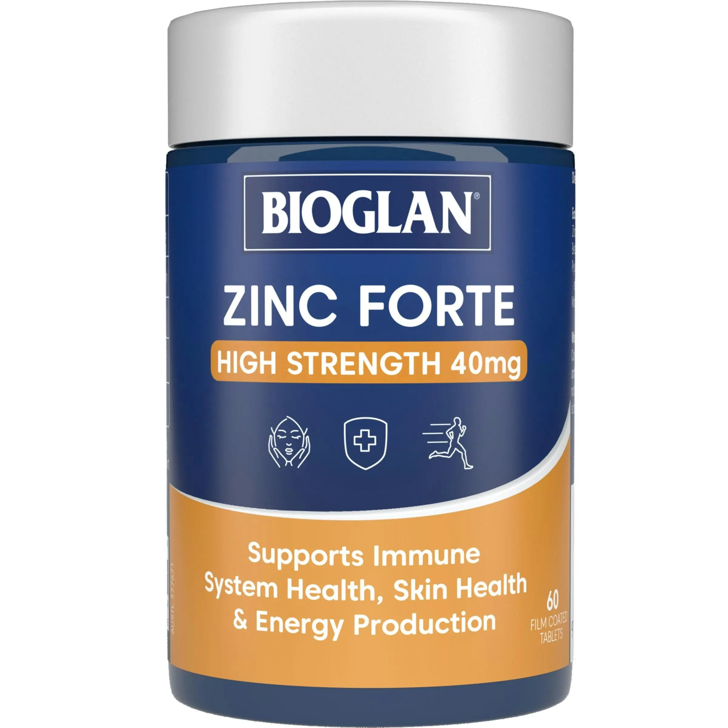 Zinc Forte High Strength 40mg Tablets 60