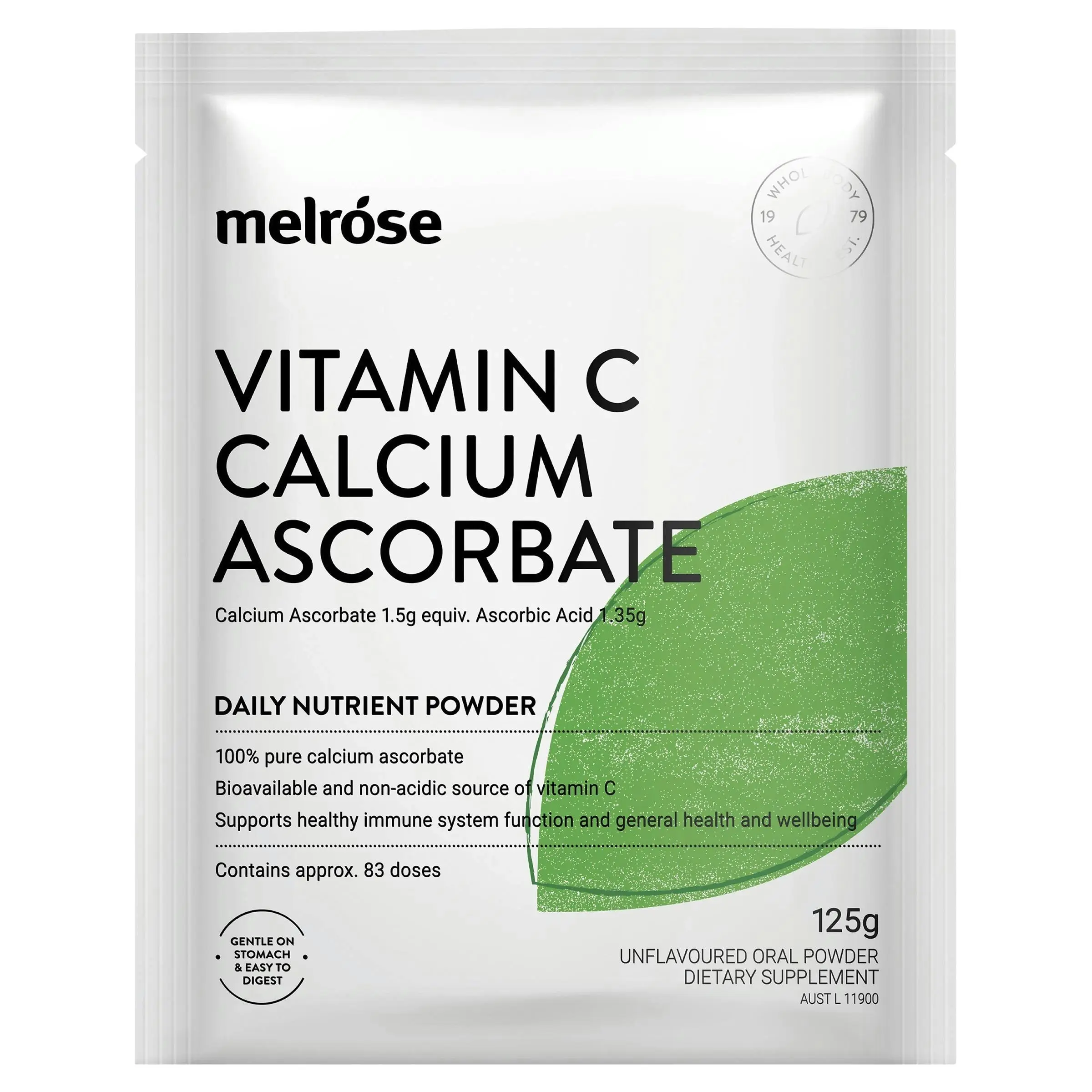 Melrose Vitamin C Calcium Ascorbate 125g