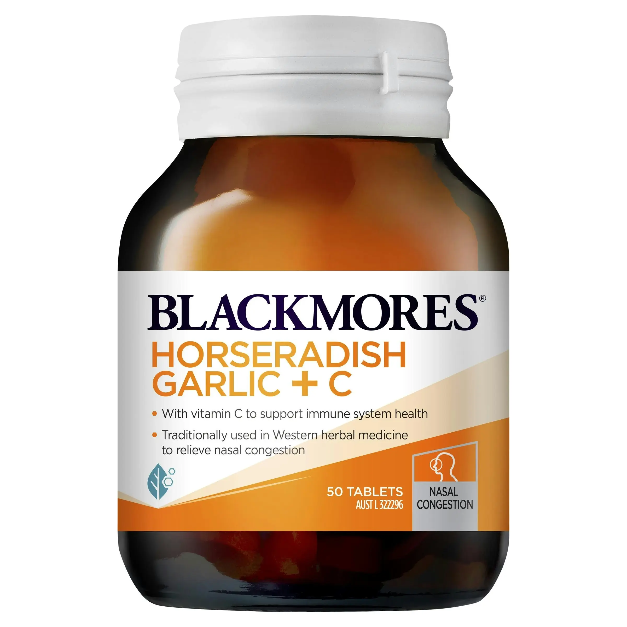 Blackmores Horseradish Garlic + C 50 Tablets