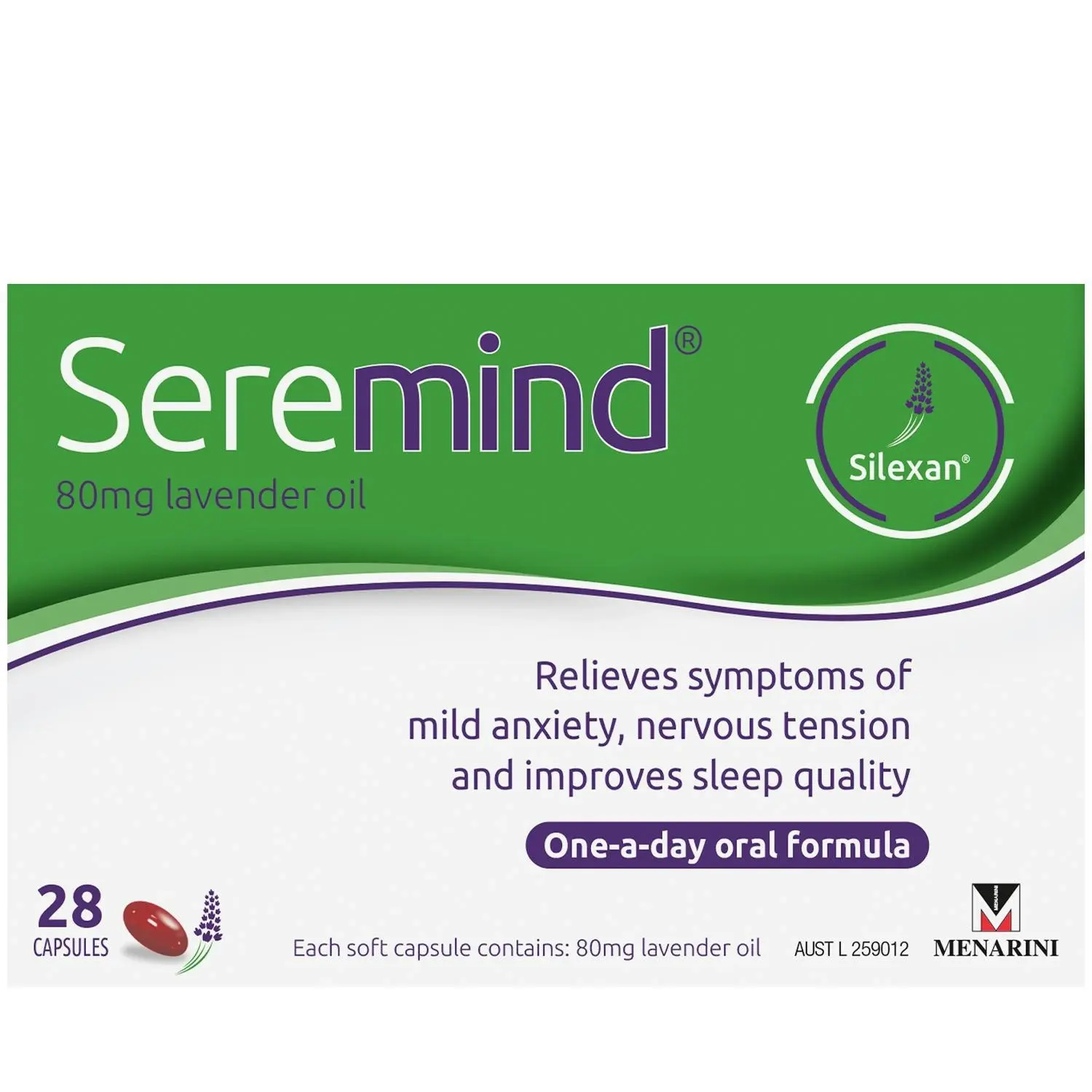 Seremind 80mg 28 Capsules