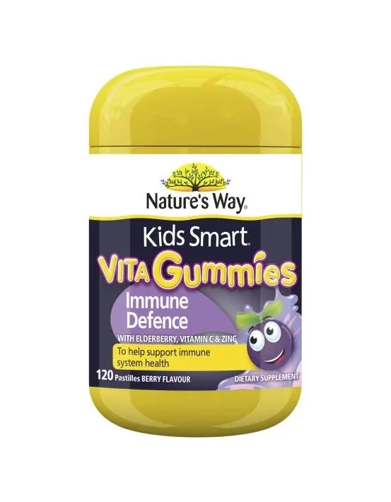 Nature's Way Kid Smart Vita Gummies Immune Defence 120 Pastilles