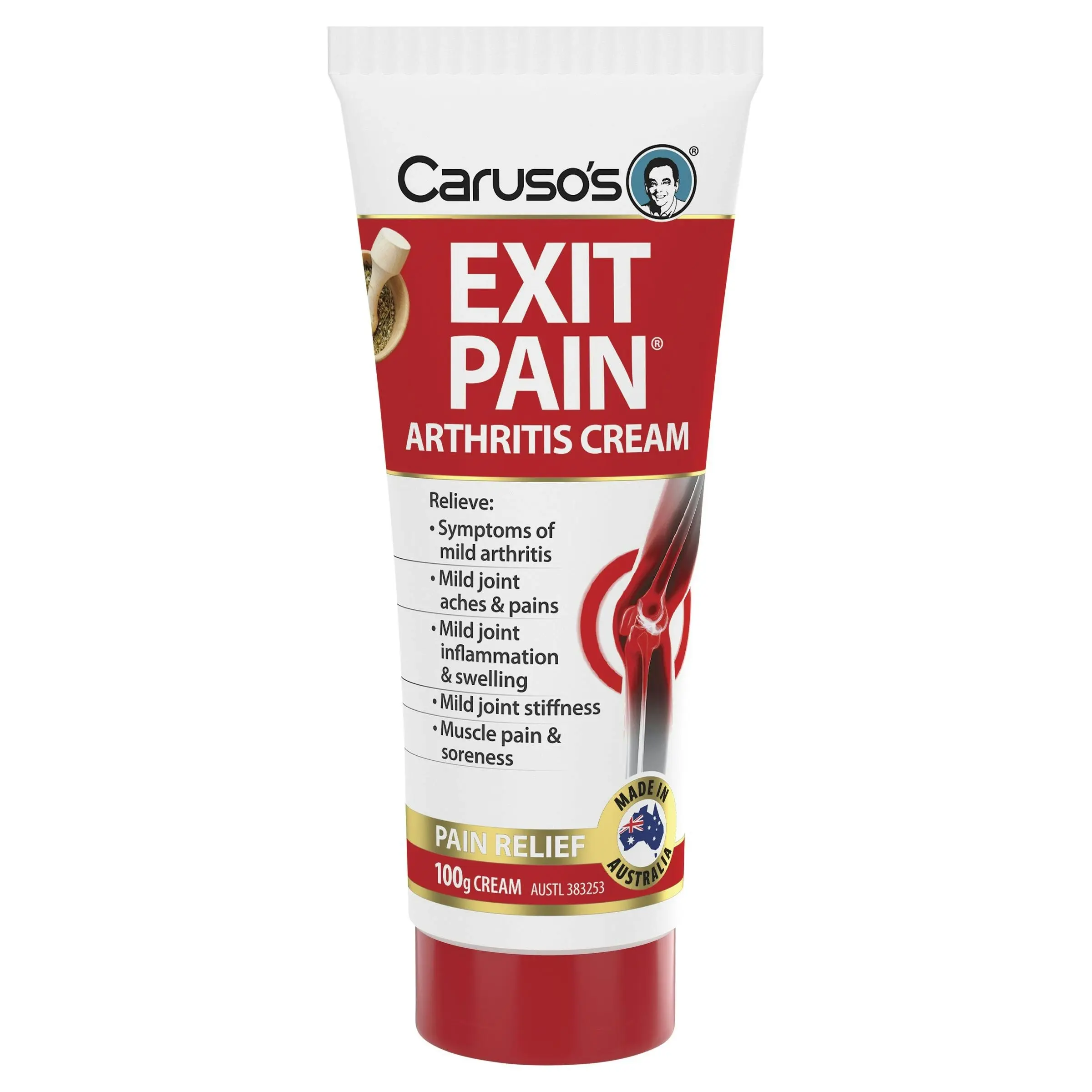 Caruso's Natural Health Exit Pain Arthritis Cream 100g