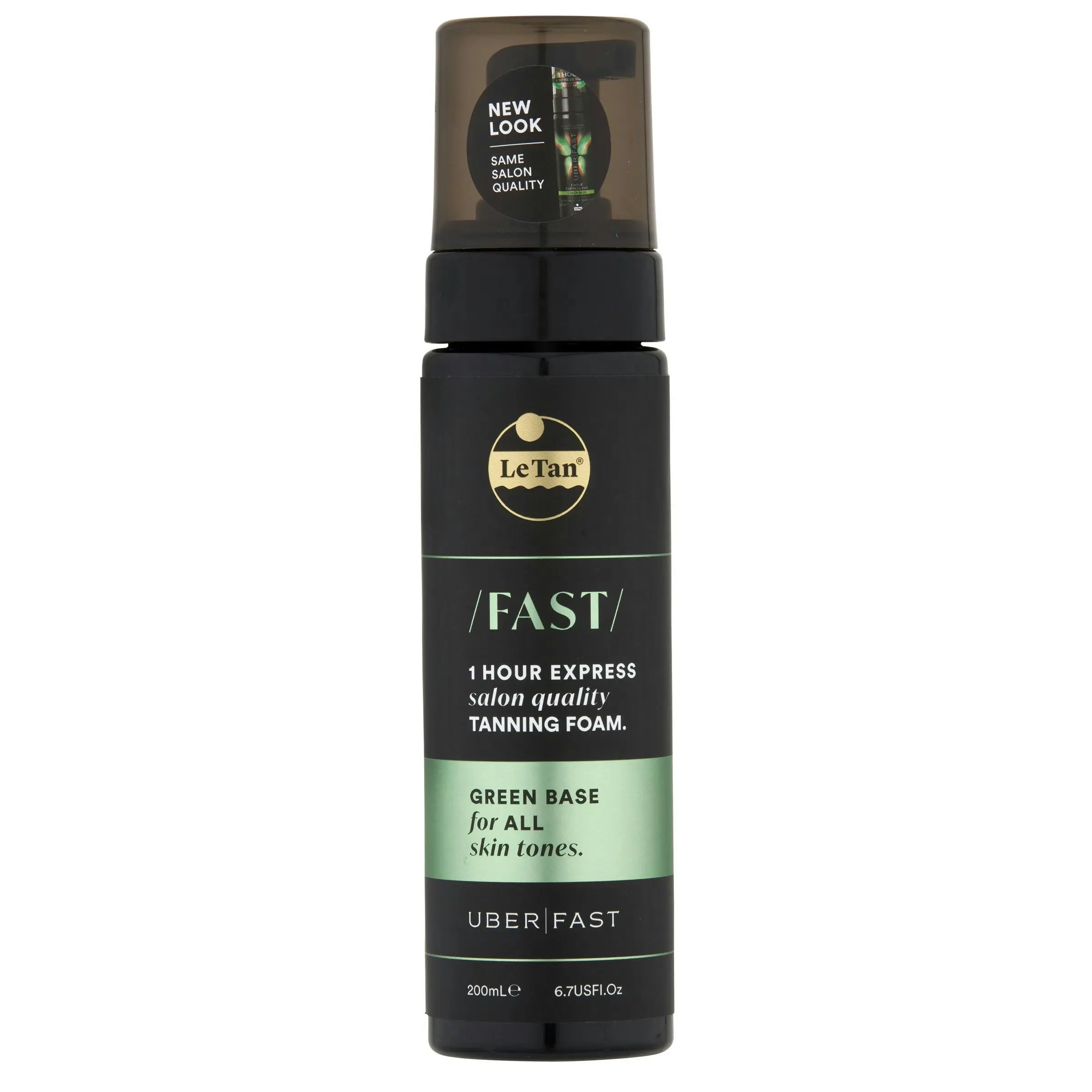 Le Tan Uber Fast Self Tanning Foam Green Base 200mL