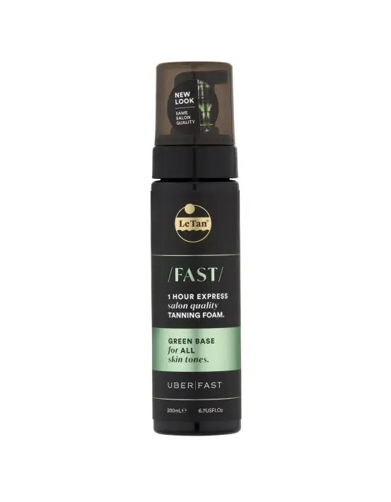 Le Tan Uber Fast Self Tanning Foam Green Base 200mL