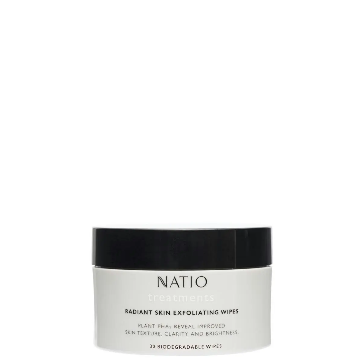 Natio Radiant Skin Exfoliating Wipes 30 Wipes