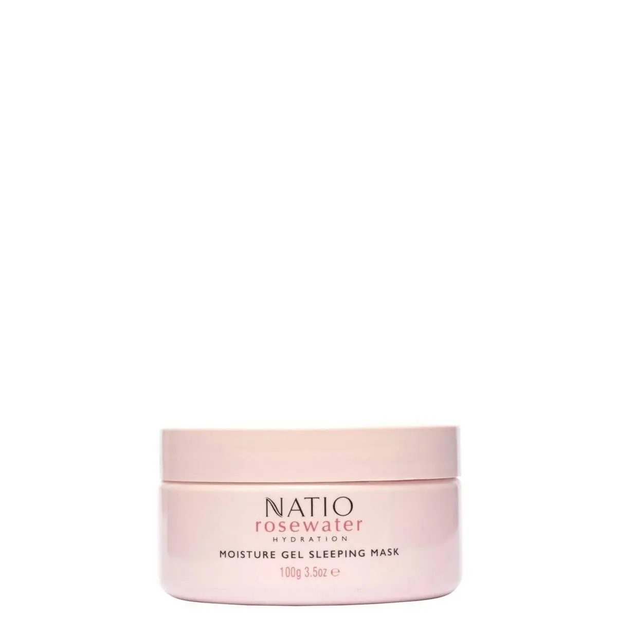 Natio Rosewater Hydration Moisture Gel Sleeping Mask 100g