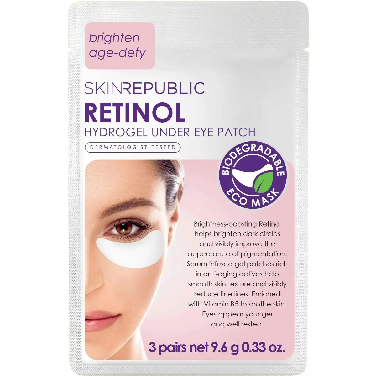 Skin Republic Retinol Hydrogel Under Eye Patches 3 Pairs