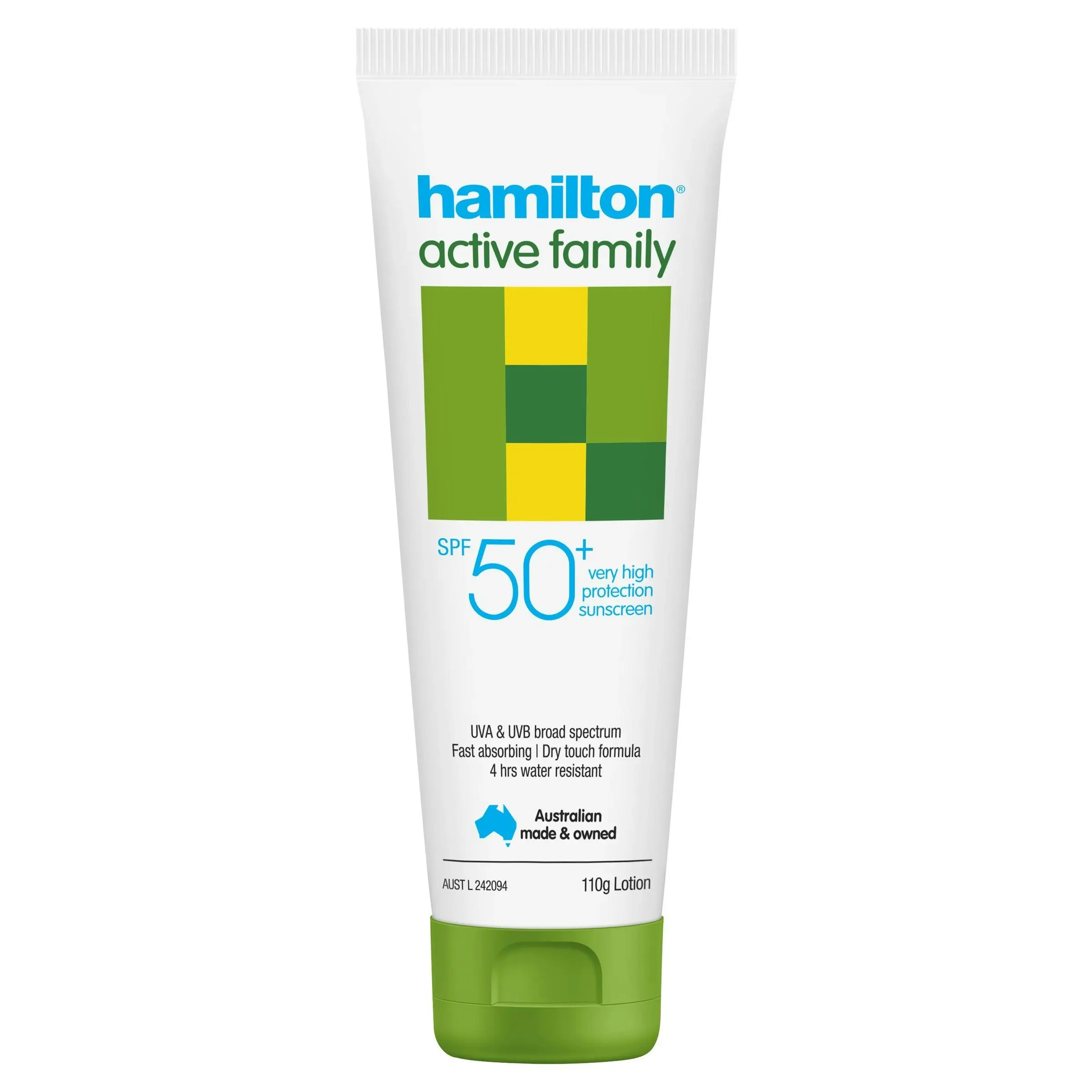 Hamilton Sun Active Family SPF50+ Lotion 110g