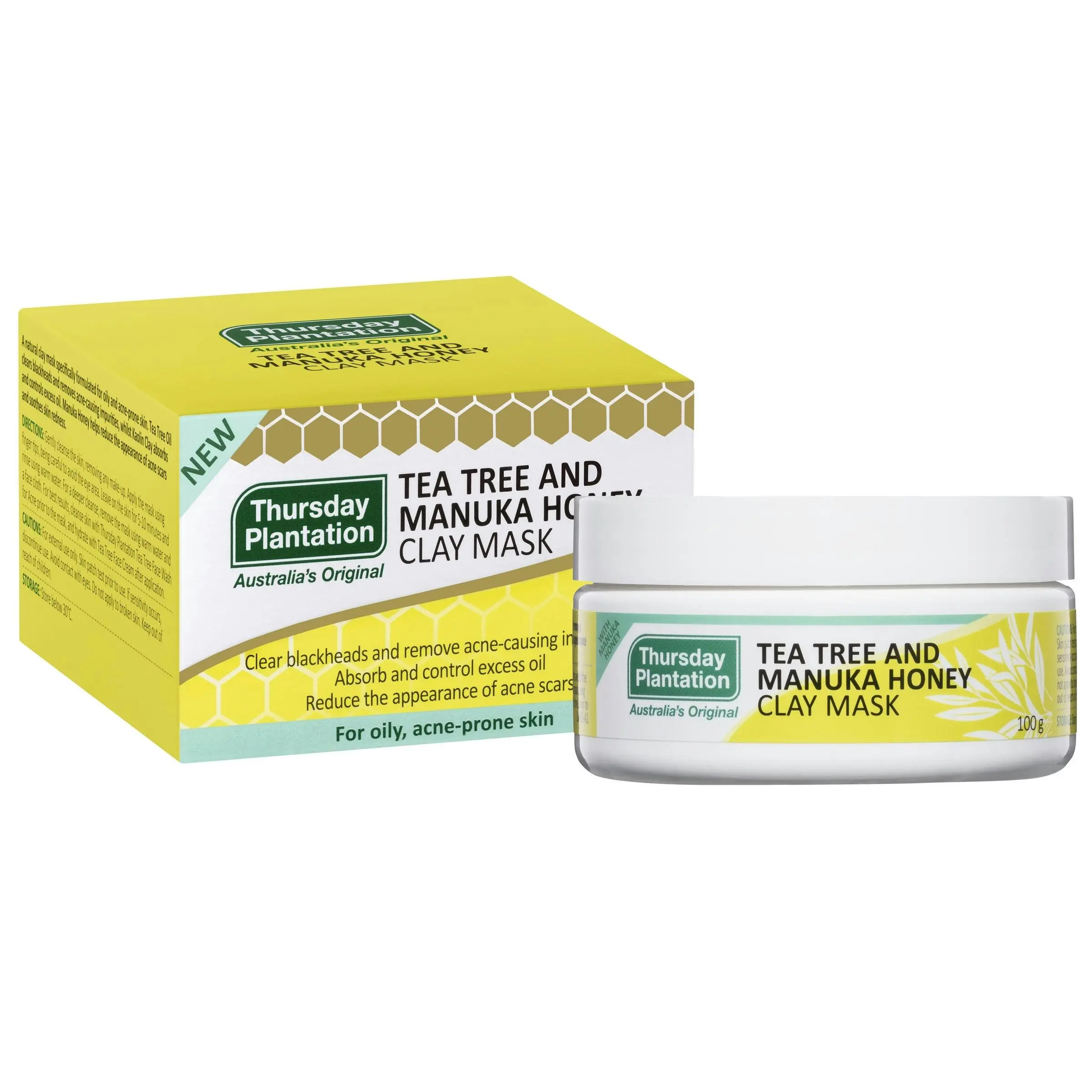 Thursday Plantation Tea Tree and Manuka Honey Clay Mask 100g