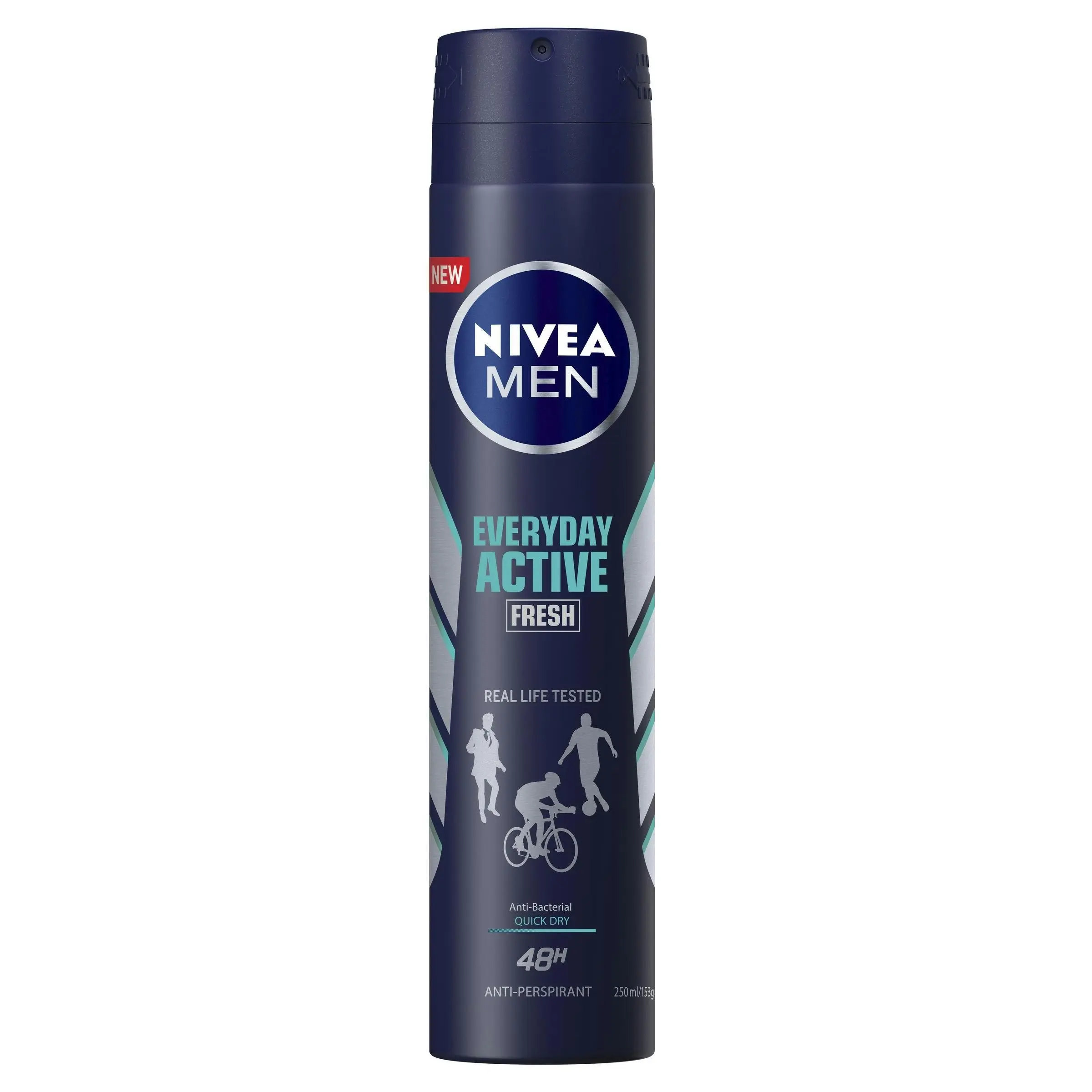 Nivea Deodorant Aerosol Men Everyday Active Fresh 250mL