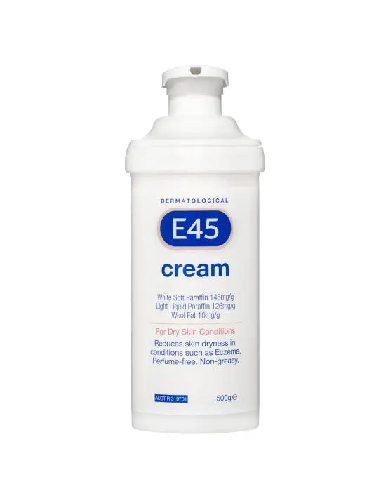 E45 Dermatological Cream Pump 500G