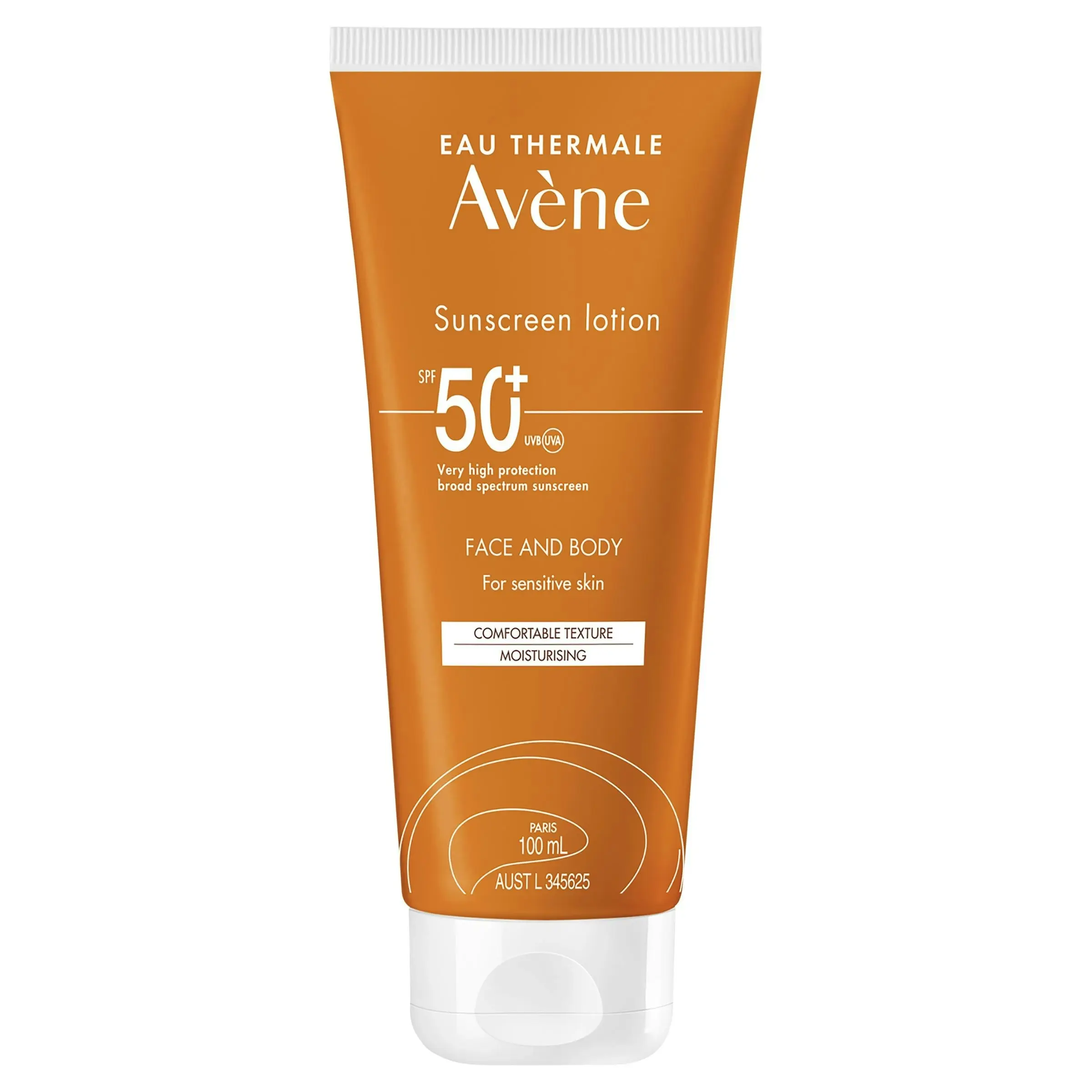 Avene Sunscreen Face & Body Lotion SPF 50+ 100mL