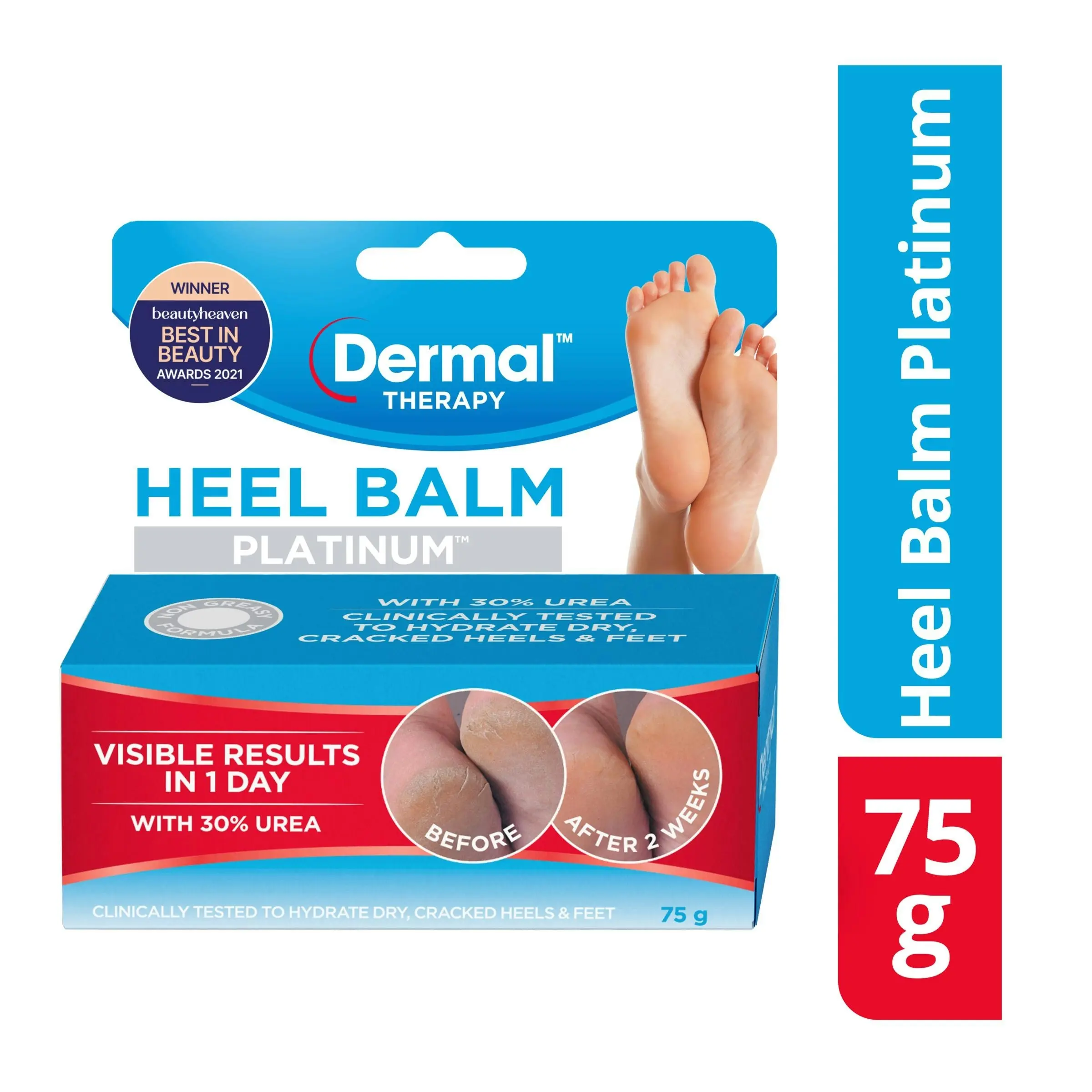 Dermal Therapy Heel Balm Platinum 75G