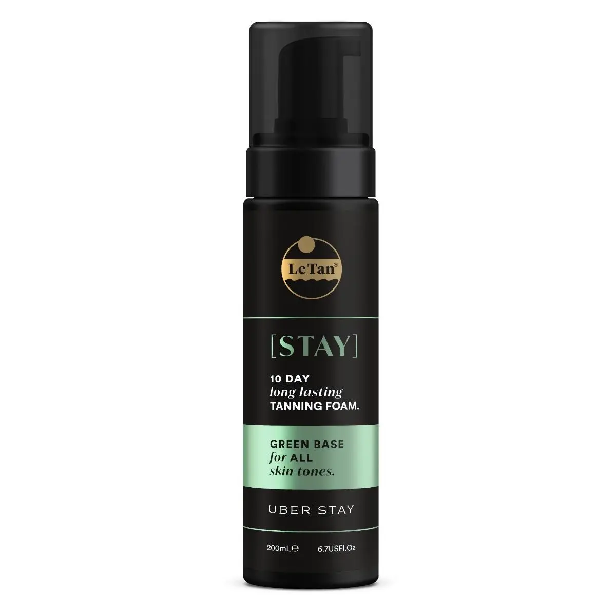 Le Tan Uber Stay Self Tanning Foam Green Base 200mL