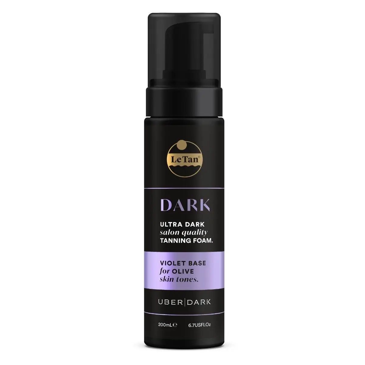 Le Tan Uber Dark Self Tanning Foam Violet Base 200mL